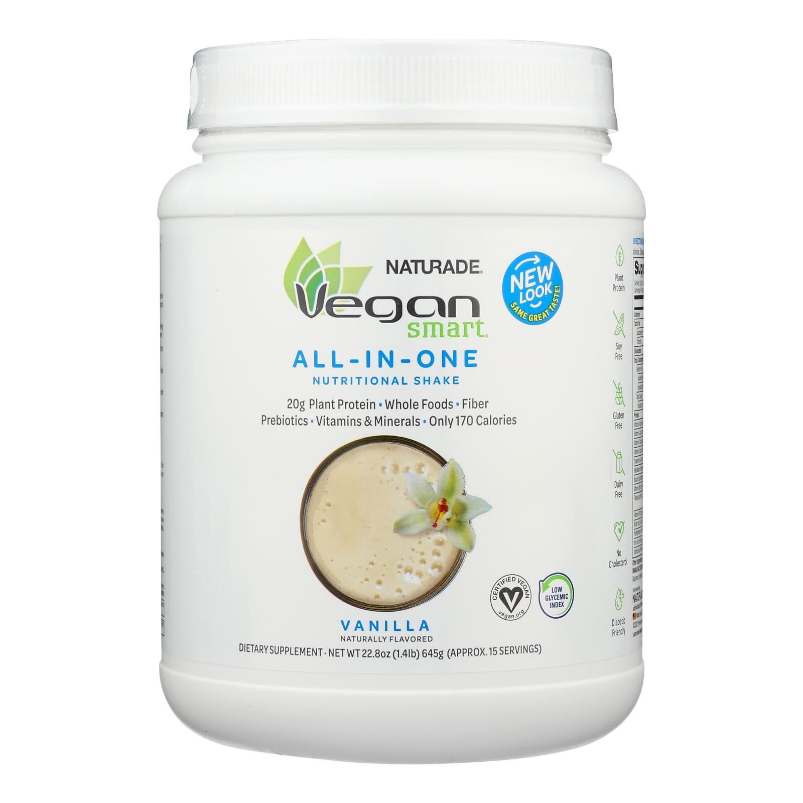 Naturade All-In-One Vegan Vanilla Shake - 22.75 oz