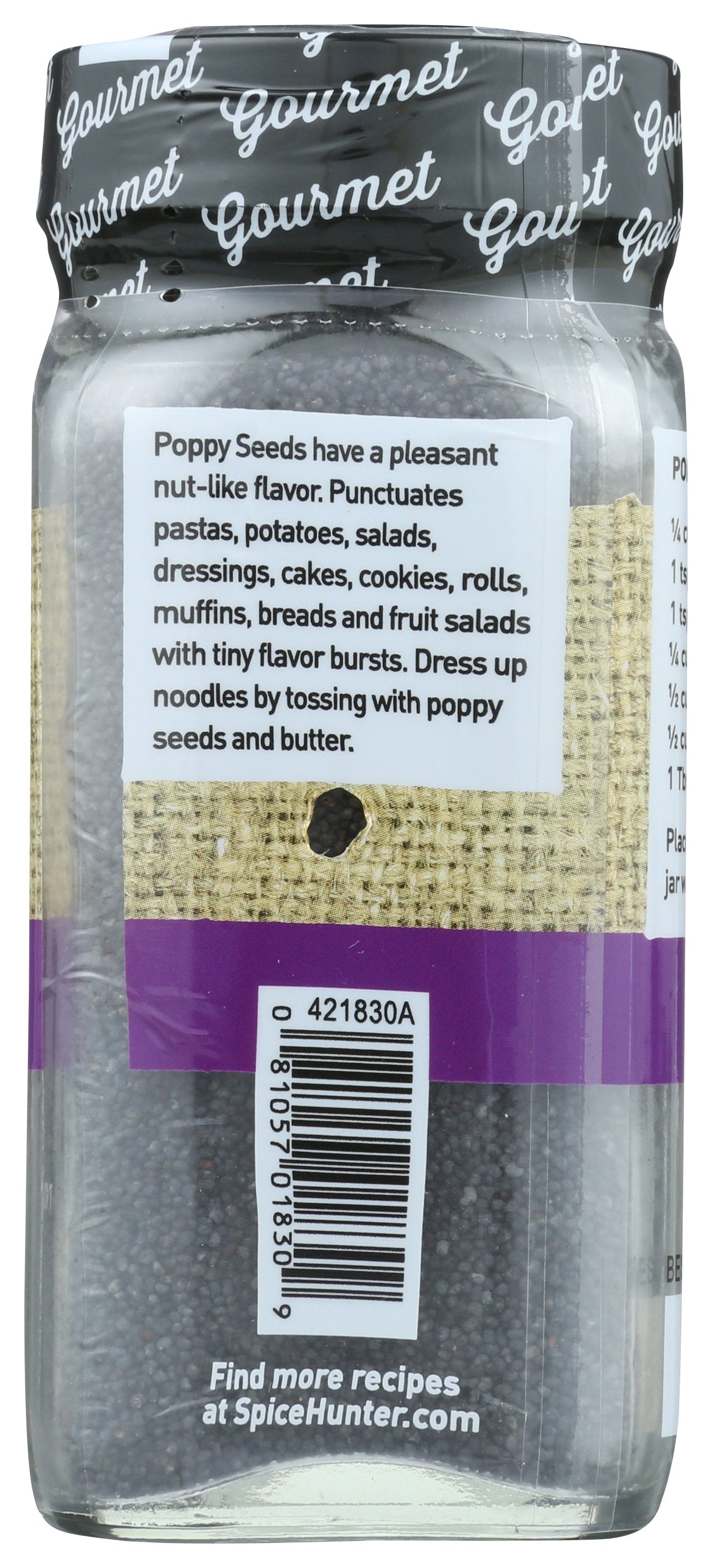 SPICE HUNTER POPPY SEED - Case of 6