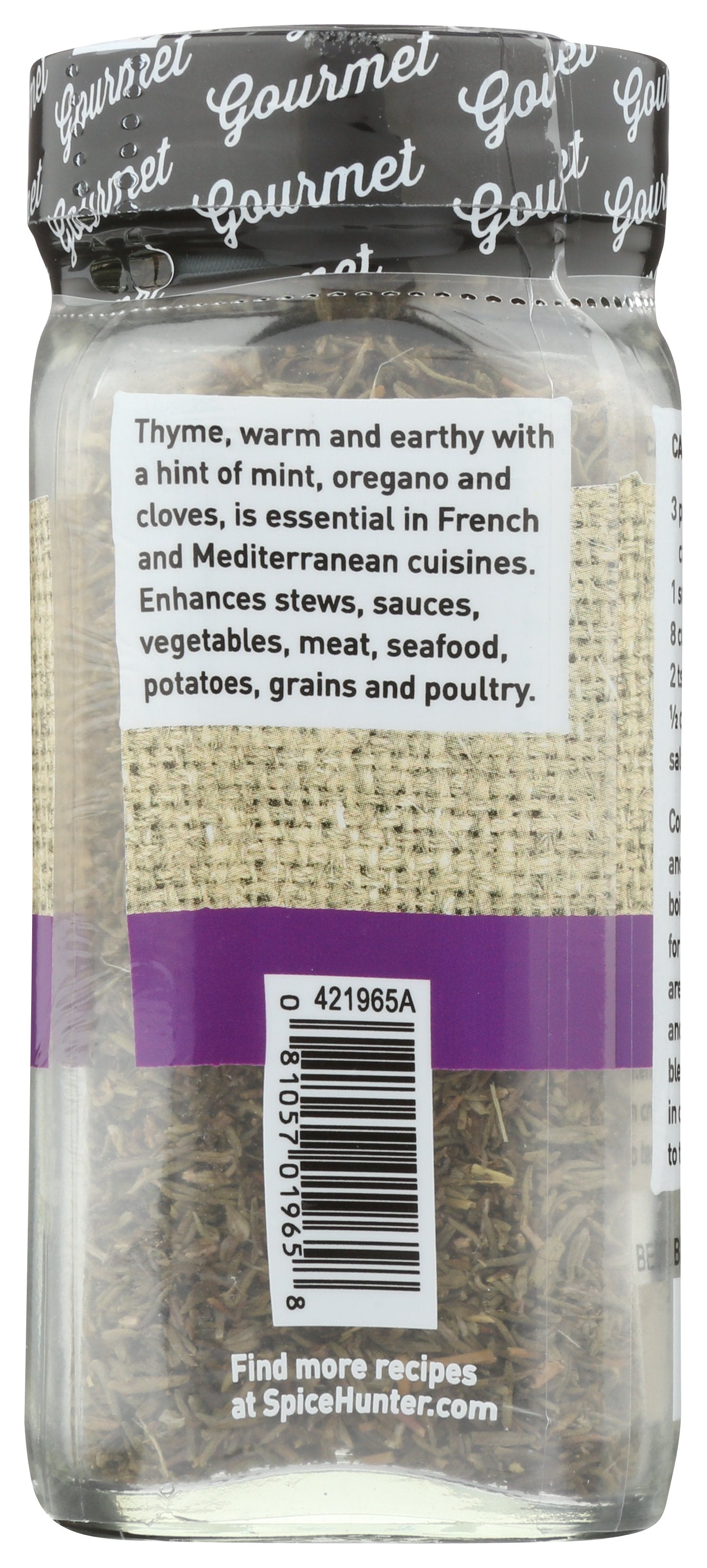 SPICE HUNTER THYME FRENCH - Case of 6