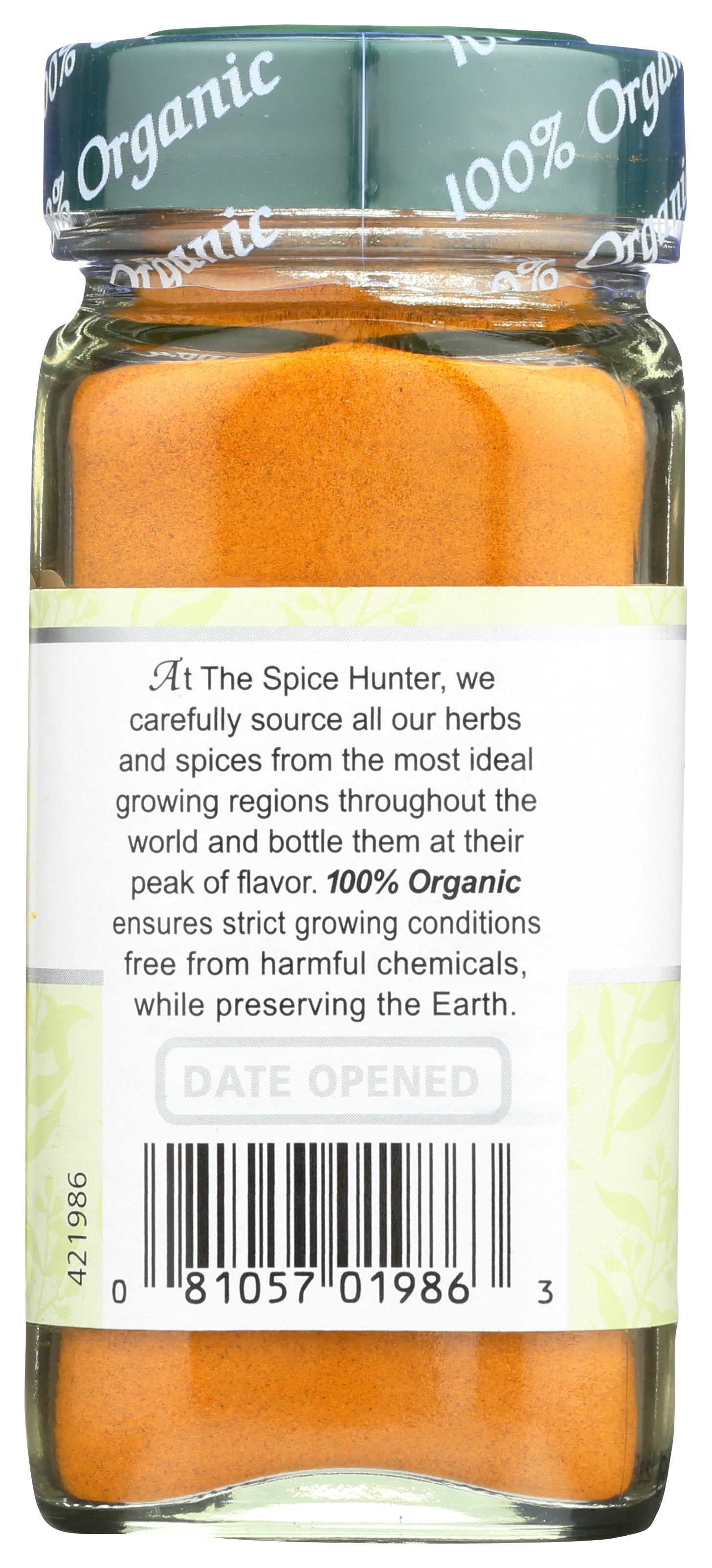 SPICE HUNTER SSNNG TUMERIC GRND ORG - Case of 6