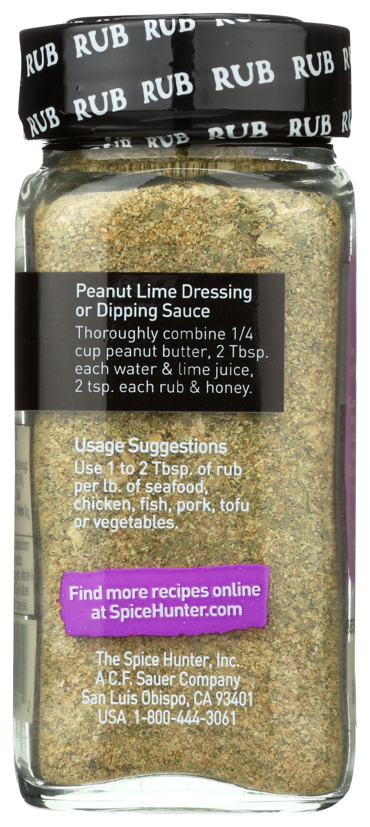SPICE HUNTER RUB CORIANDER LM GLBL FSN - Case of 3