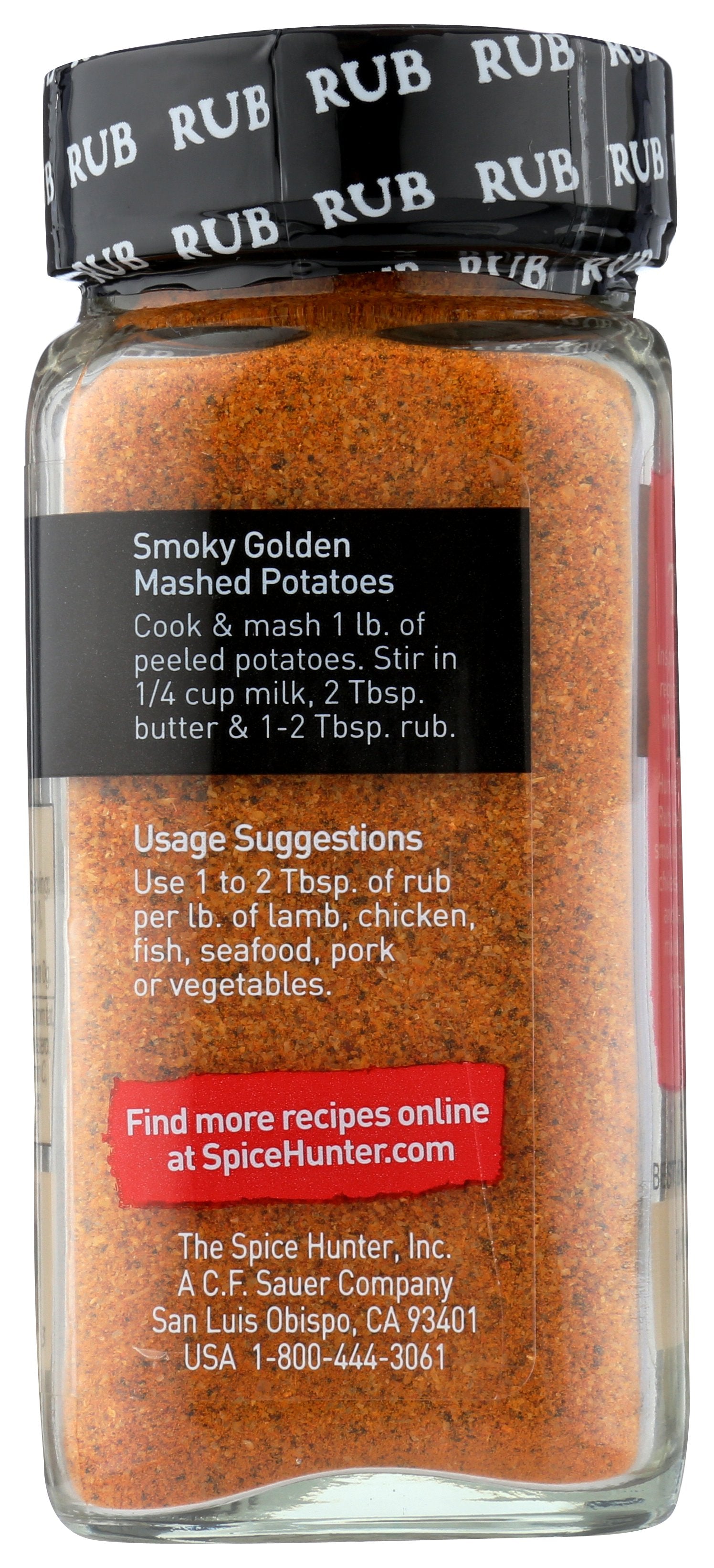 SPICE HUNTER RUB SMKY TUMERIC GLBL FSN - Case of 3