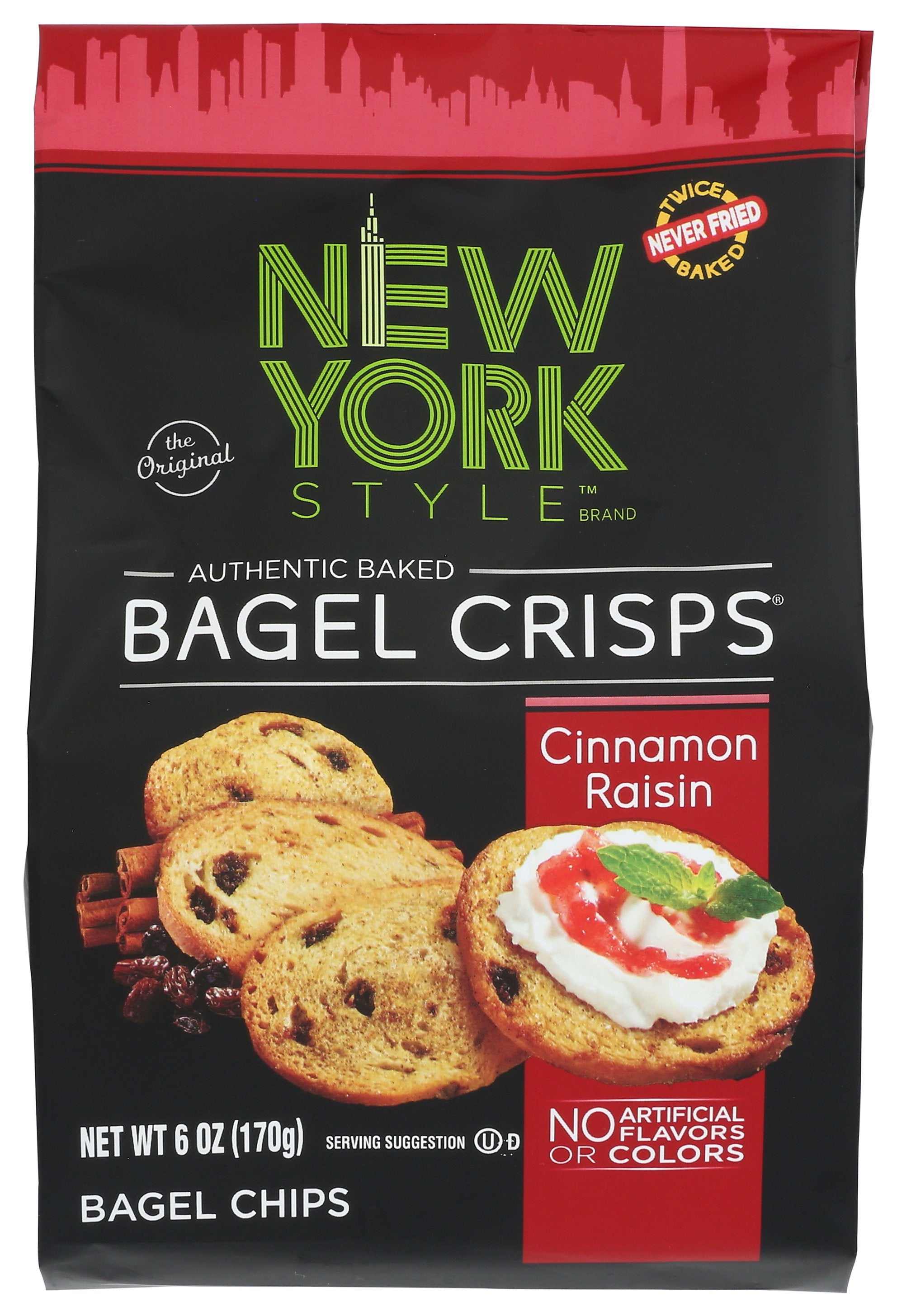 NEW YORK STYLE BAGEL CRISP CNMN RSN - Case of 6