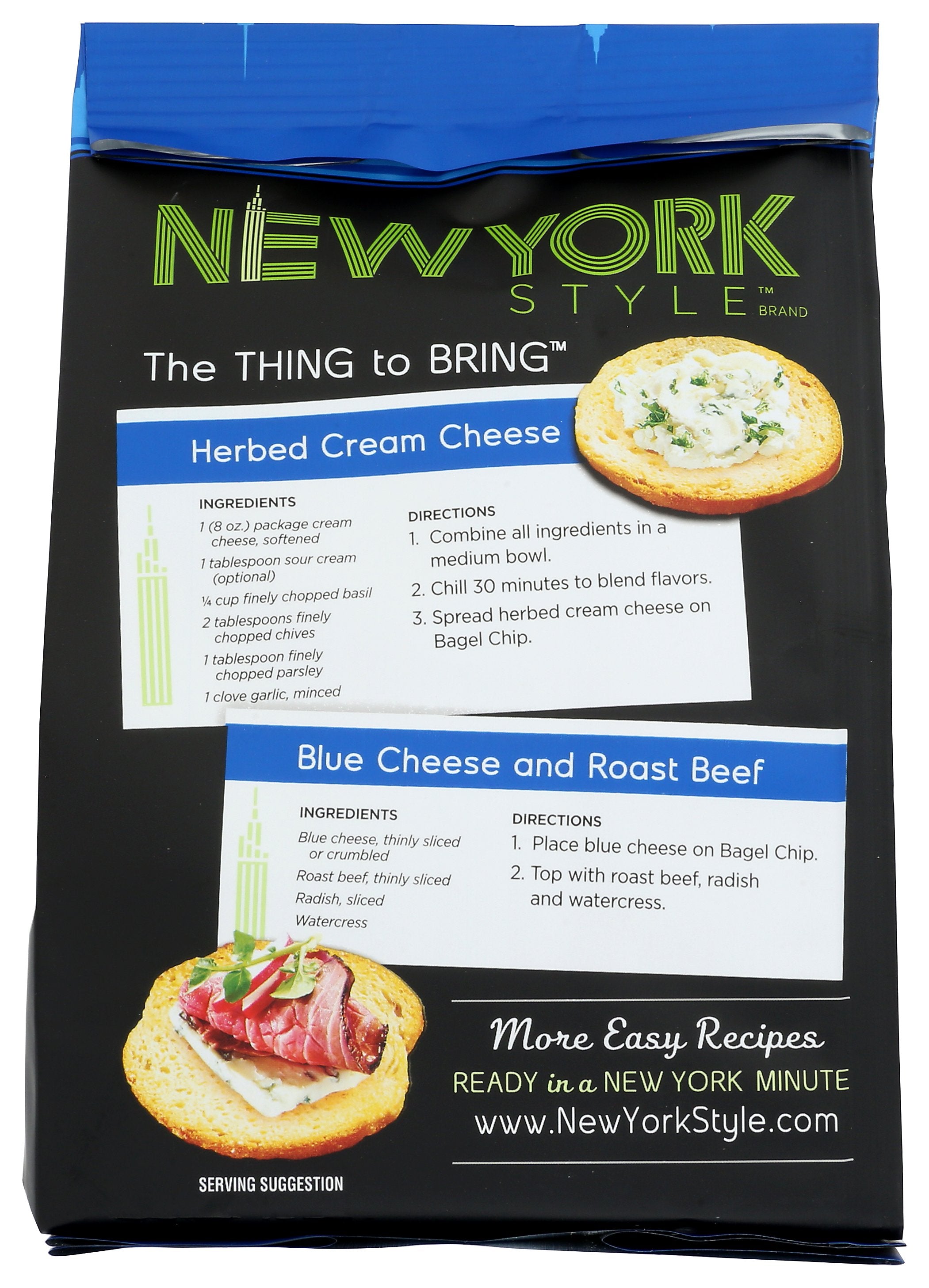 NEW YORK STYLE BAGEL CRISP PLAIN - Case of 6