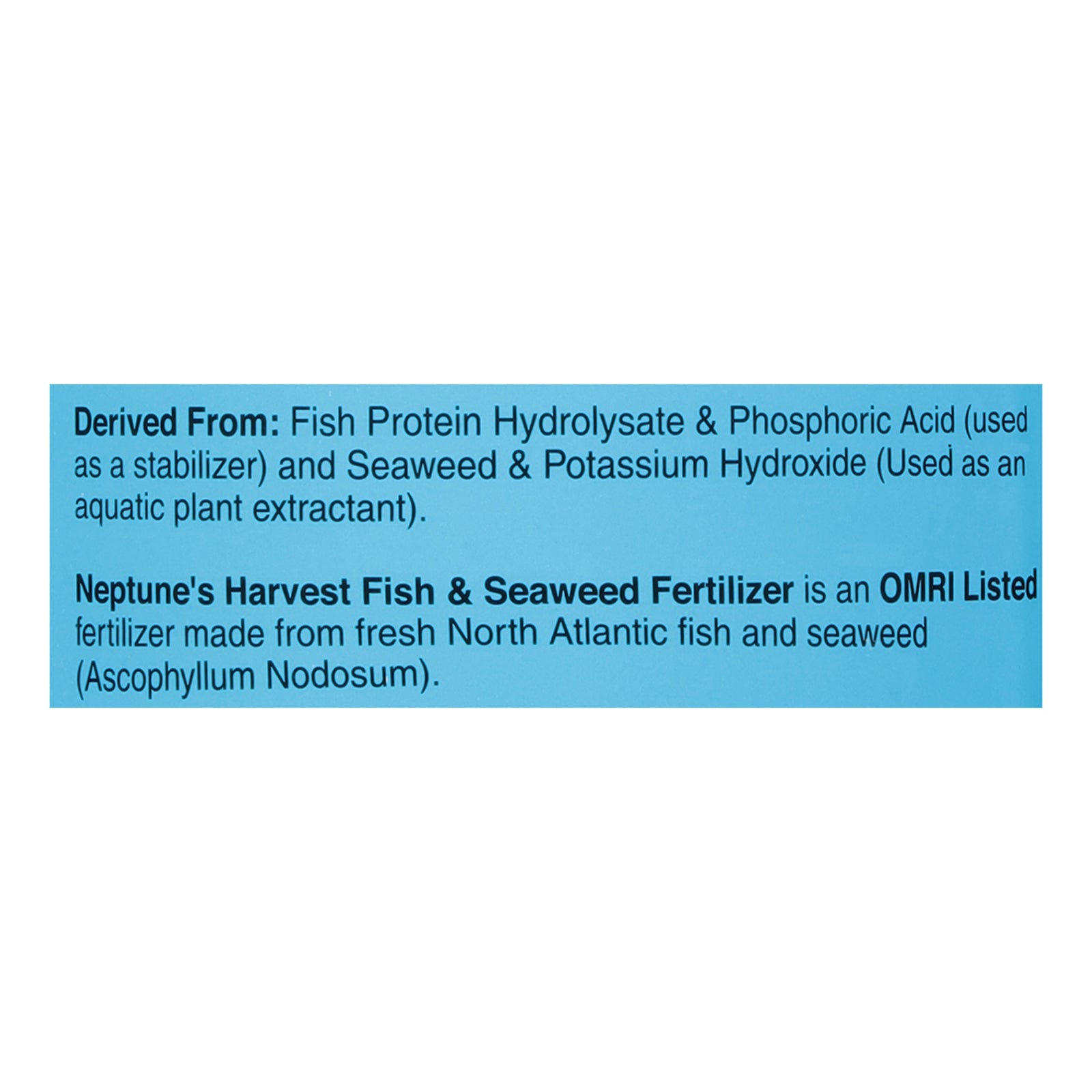 Neptune's Harvest Fish and Seaweed Fertilizer Blend - Blue Label - 9 Lb