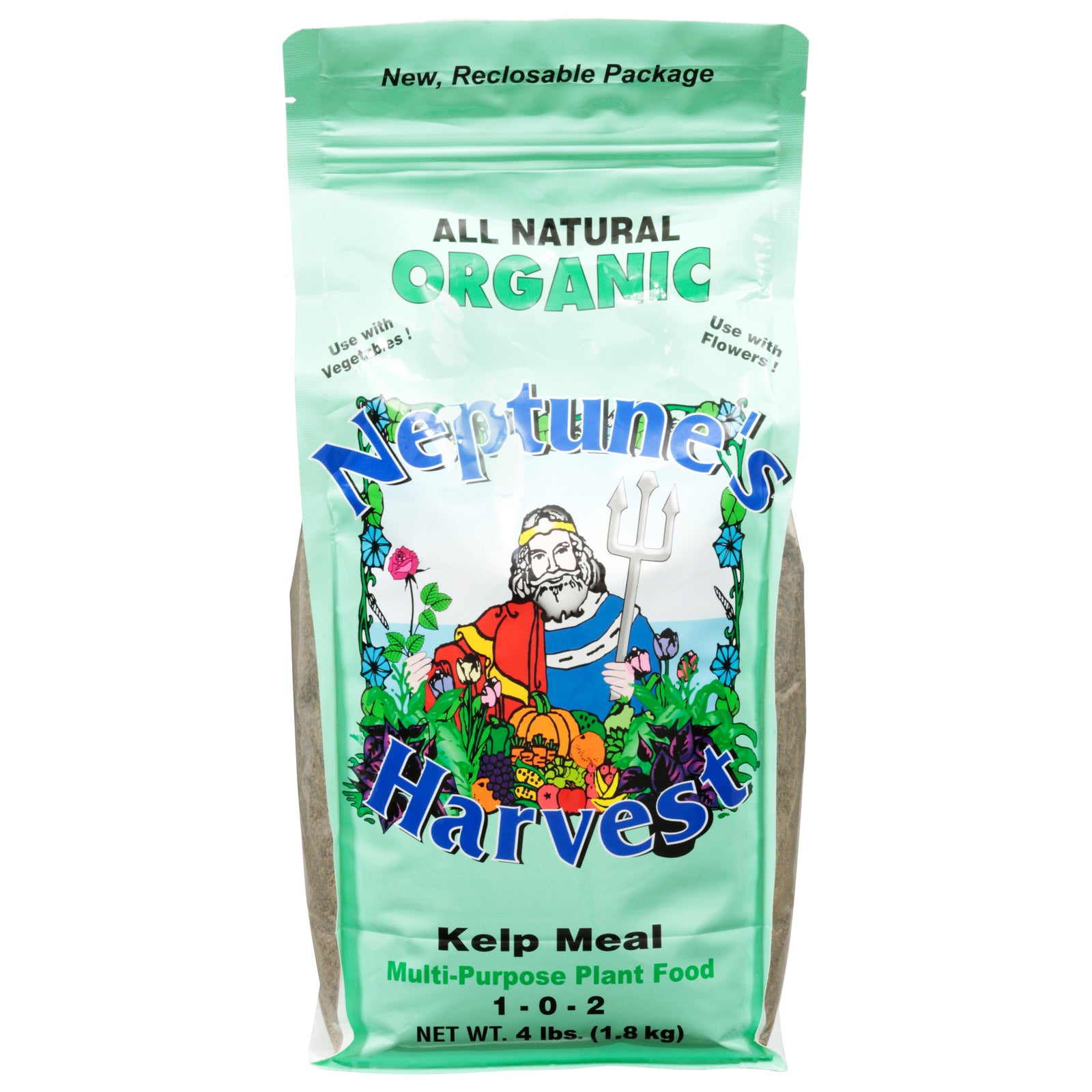 Neptune's Harvest Kelp Meal Fertilizer - Green Label - 4 Lb
