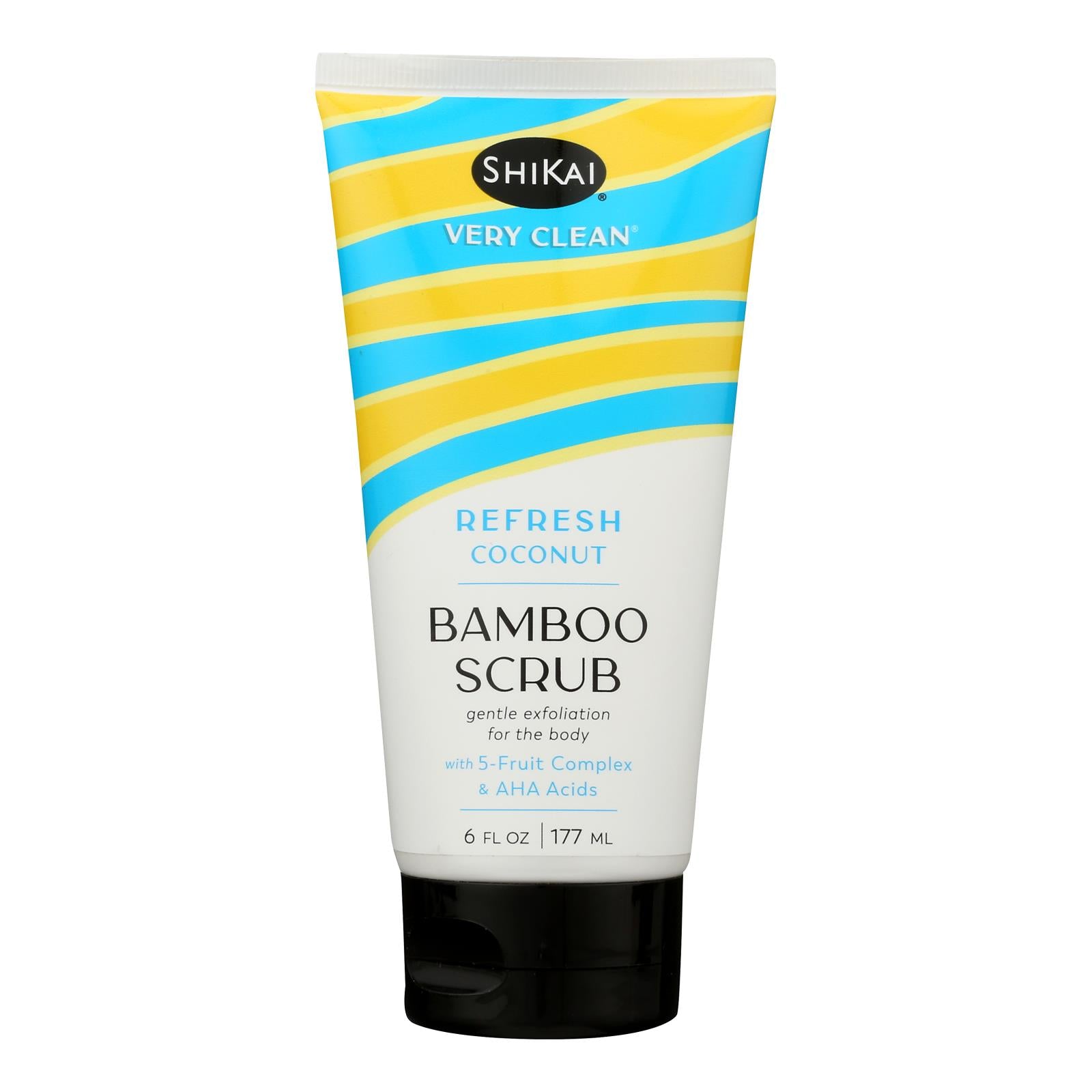 Shikai Products - Bmboo Scrub Refresh Coconut - 1 Each-6 Fz