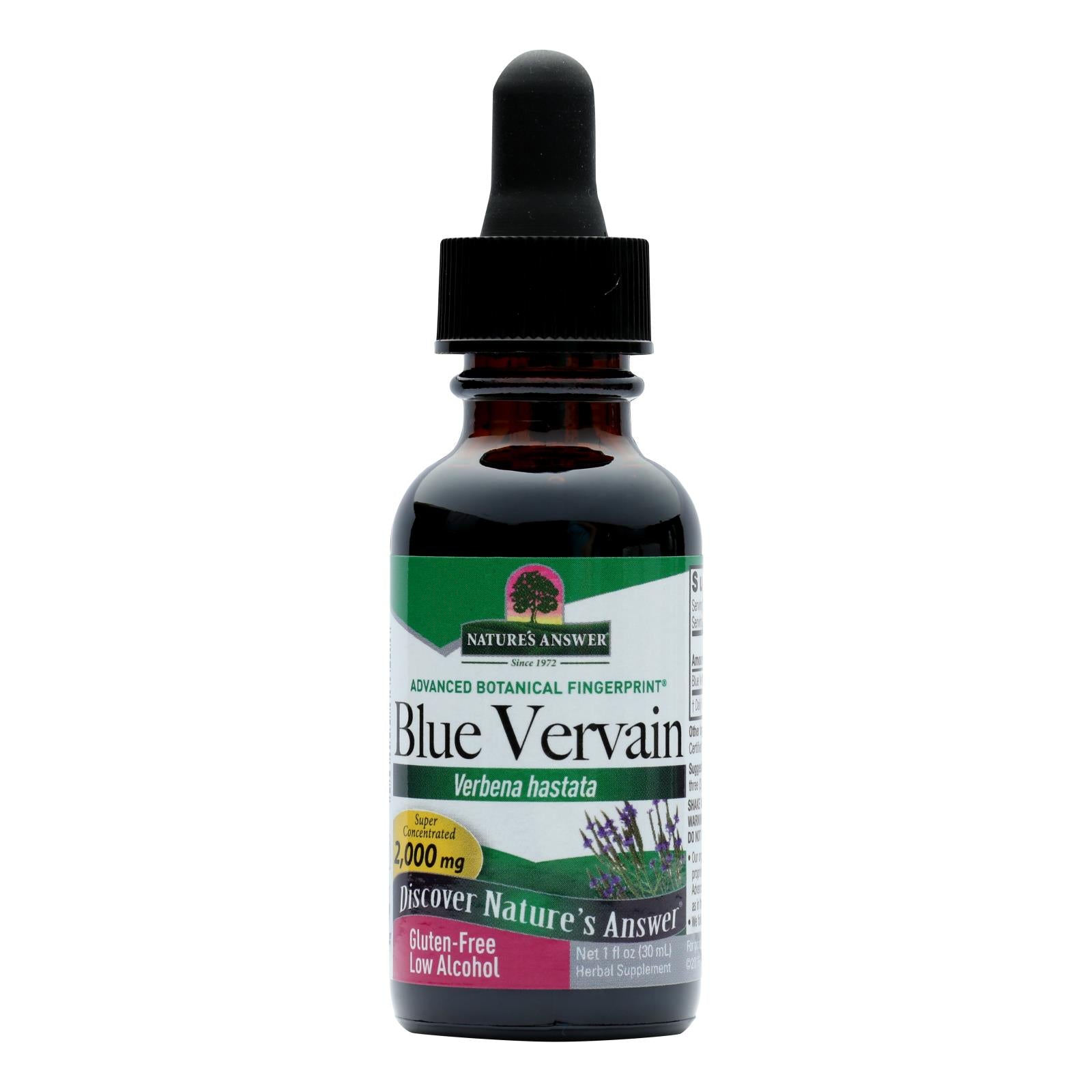 Nature's Answer - Blue Vervain Herb - 1 Fl Oz