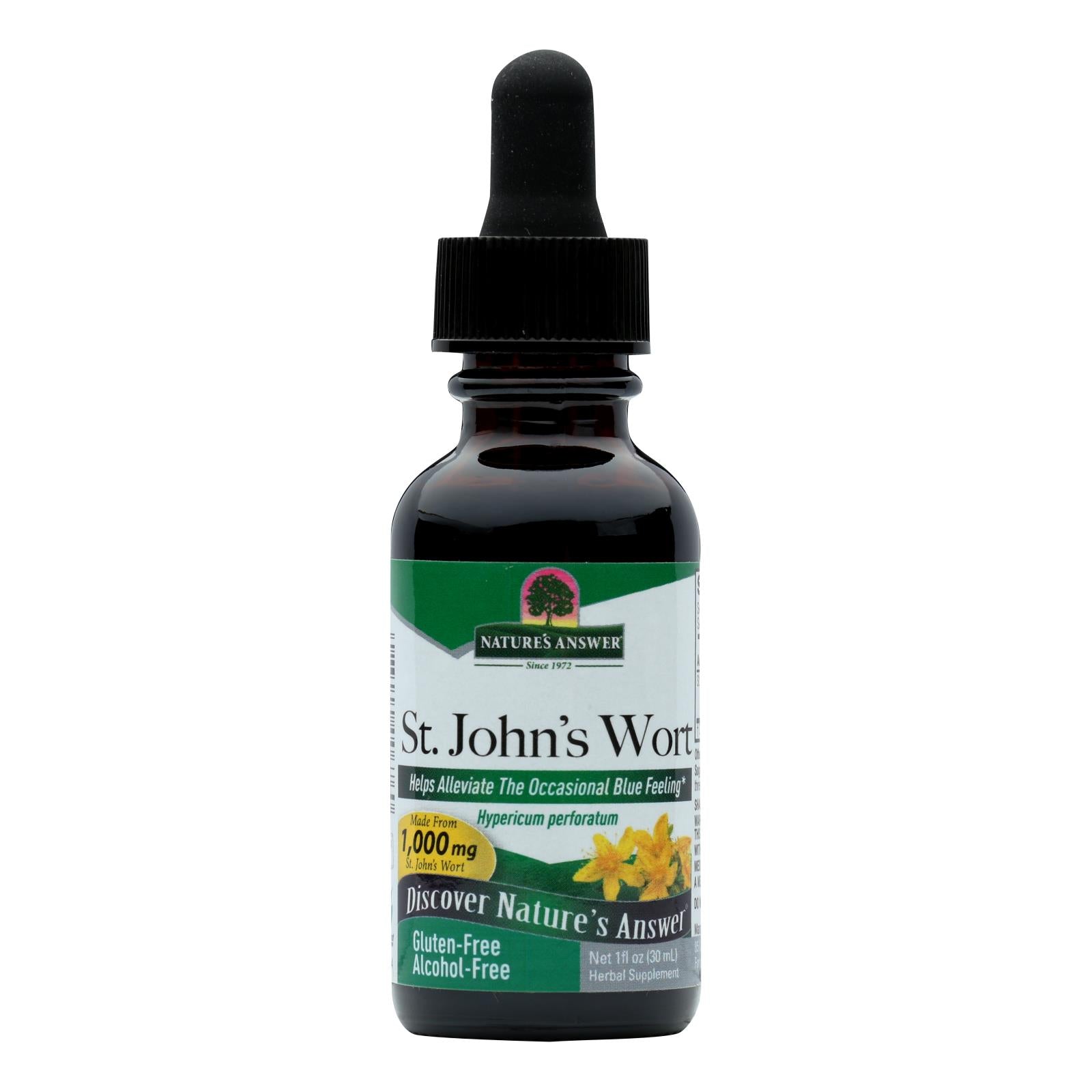 Nature's Answer - St John's Wort Young Flowering Tops Alcohol Free - 1 Fl Oz