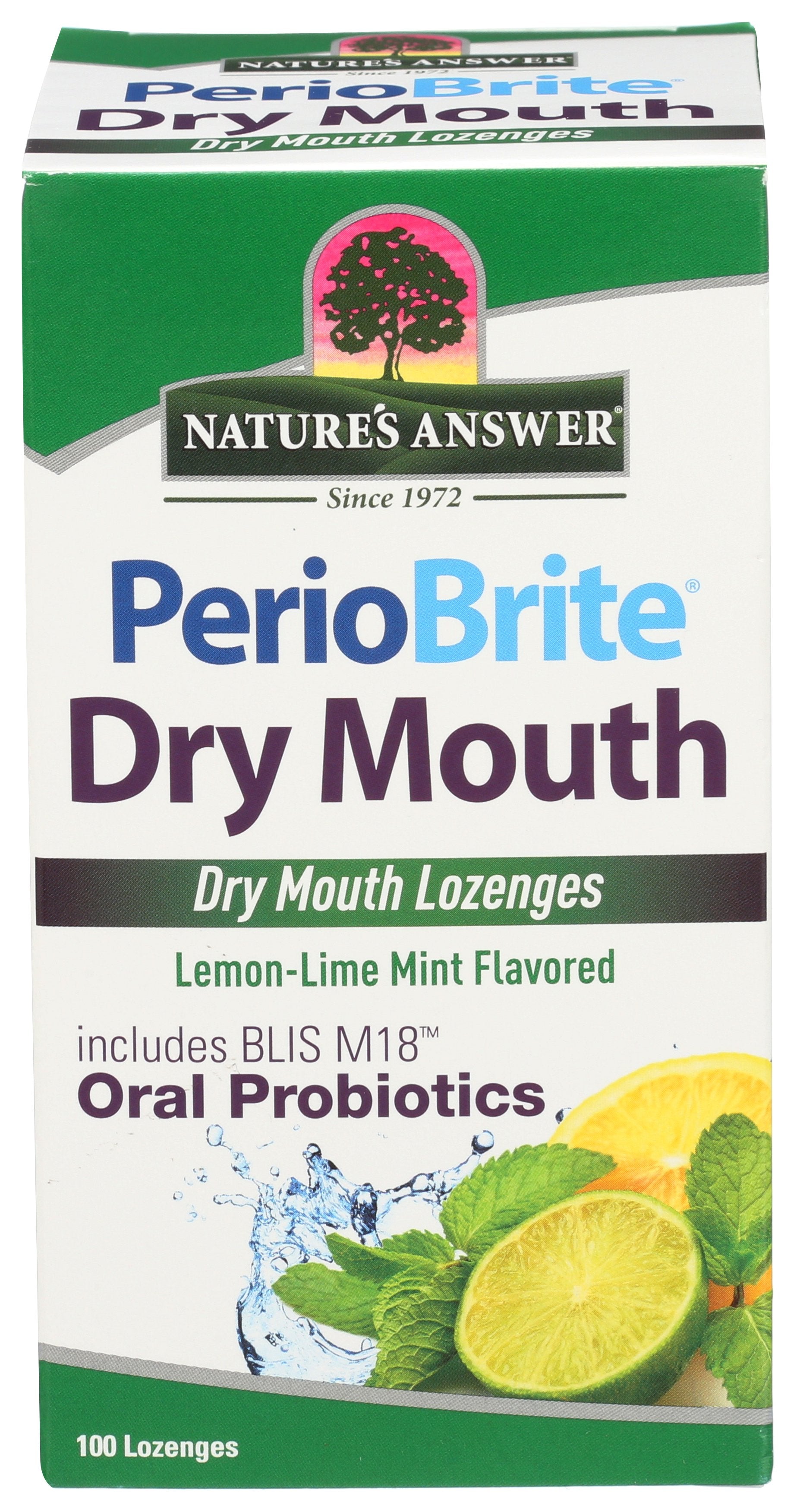 NATURES ANSWER LOZENGES DRY MOUTH LEMON