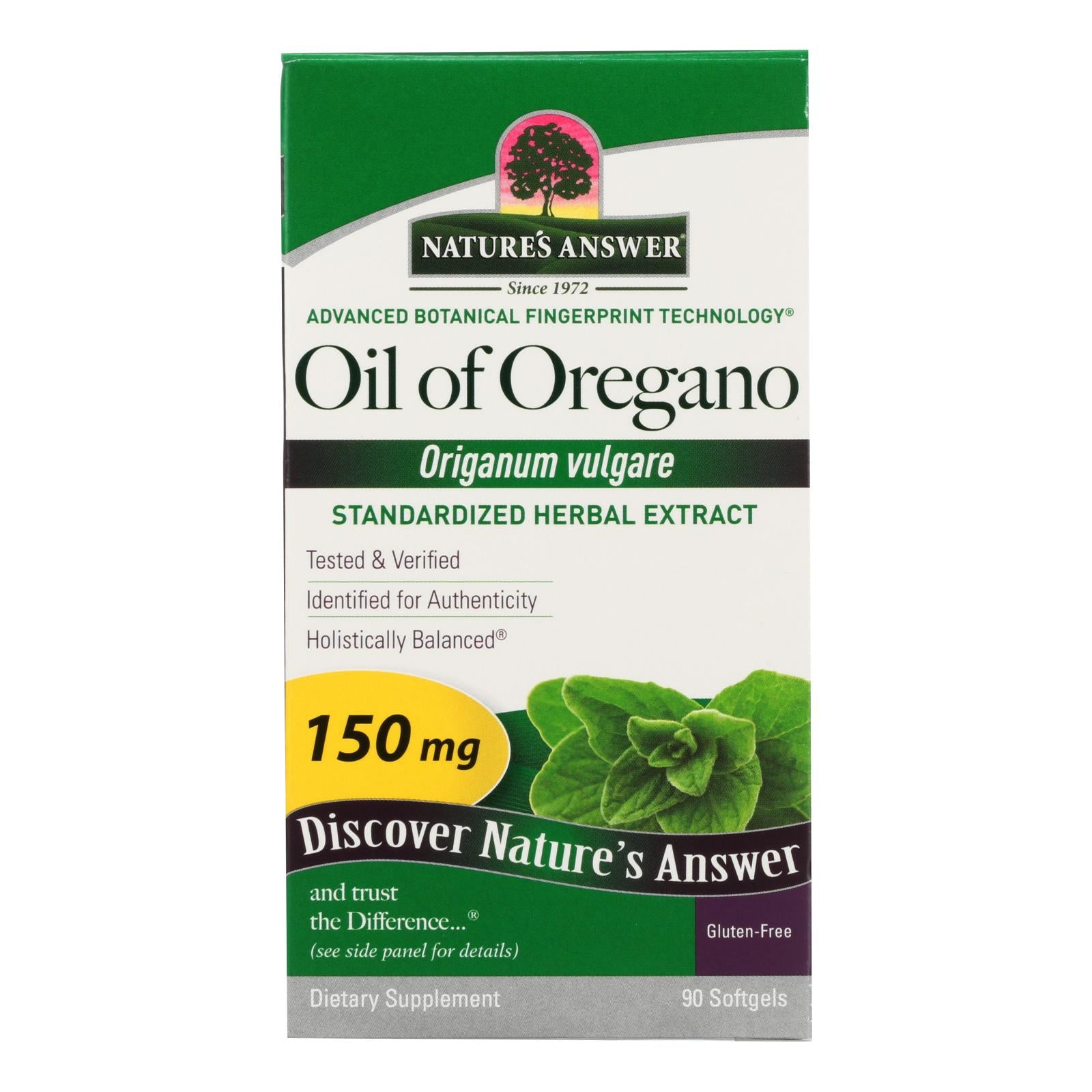 Nature's Answer - Oil Of Oregano - 90 Softgels
