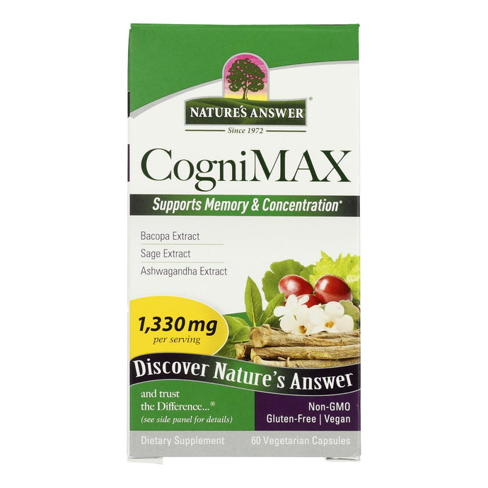 Nature's Answer - Cognimax 1330mg - 1 Each-60 Vcap