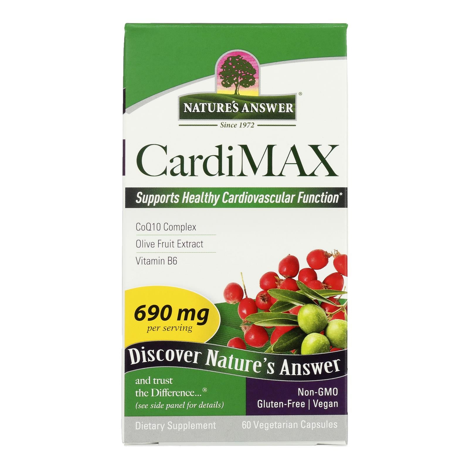 Nature's Answer - Cardimax 690mg - 1 Each-60 Vcap