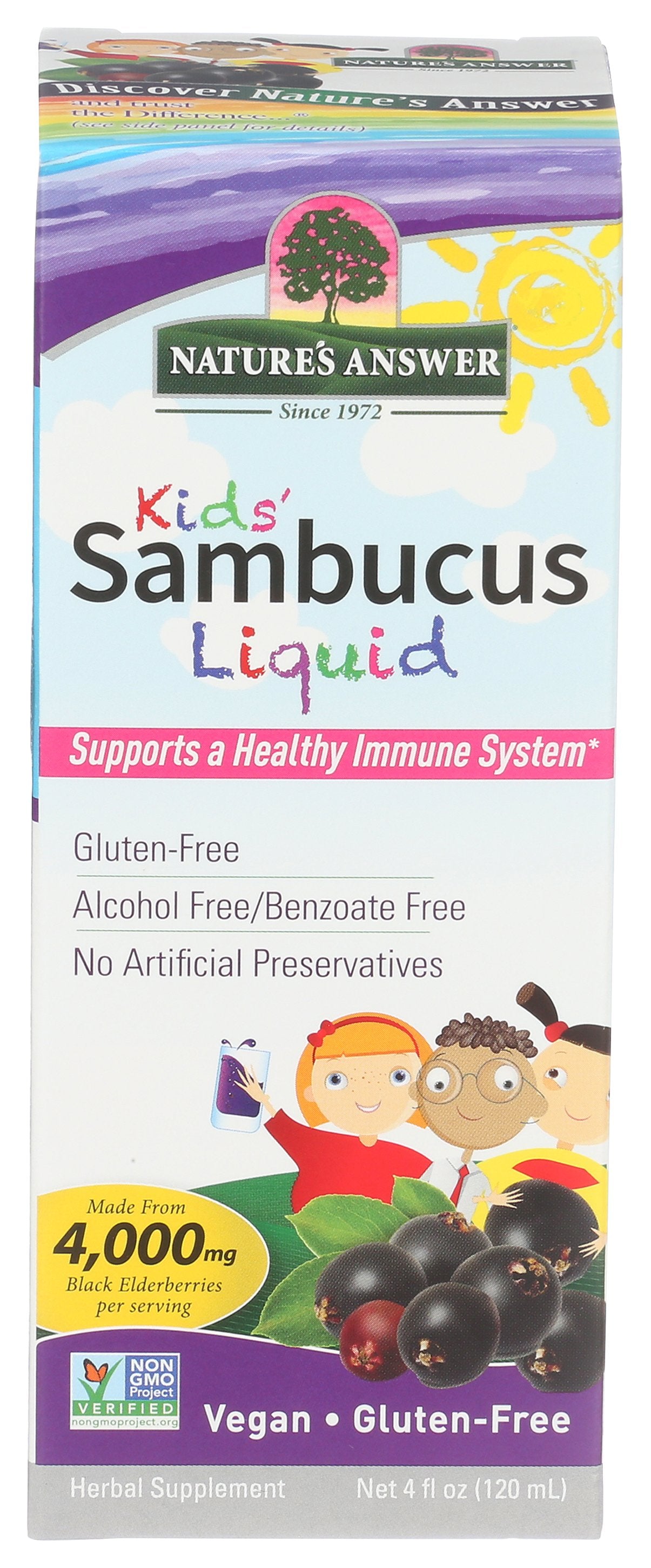 NATURES ANSWER LIQ SAMBUCUS KIDS FRMLA
