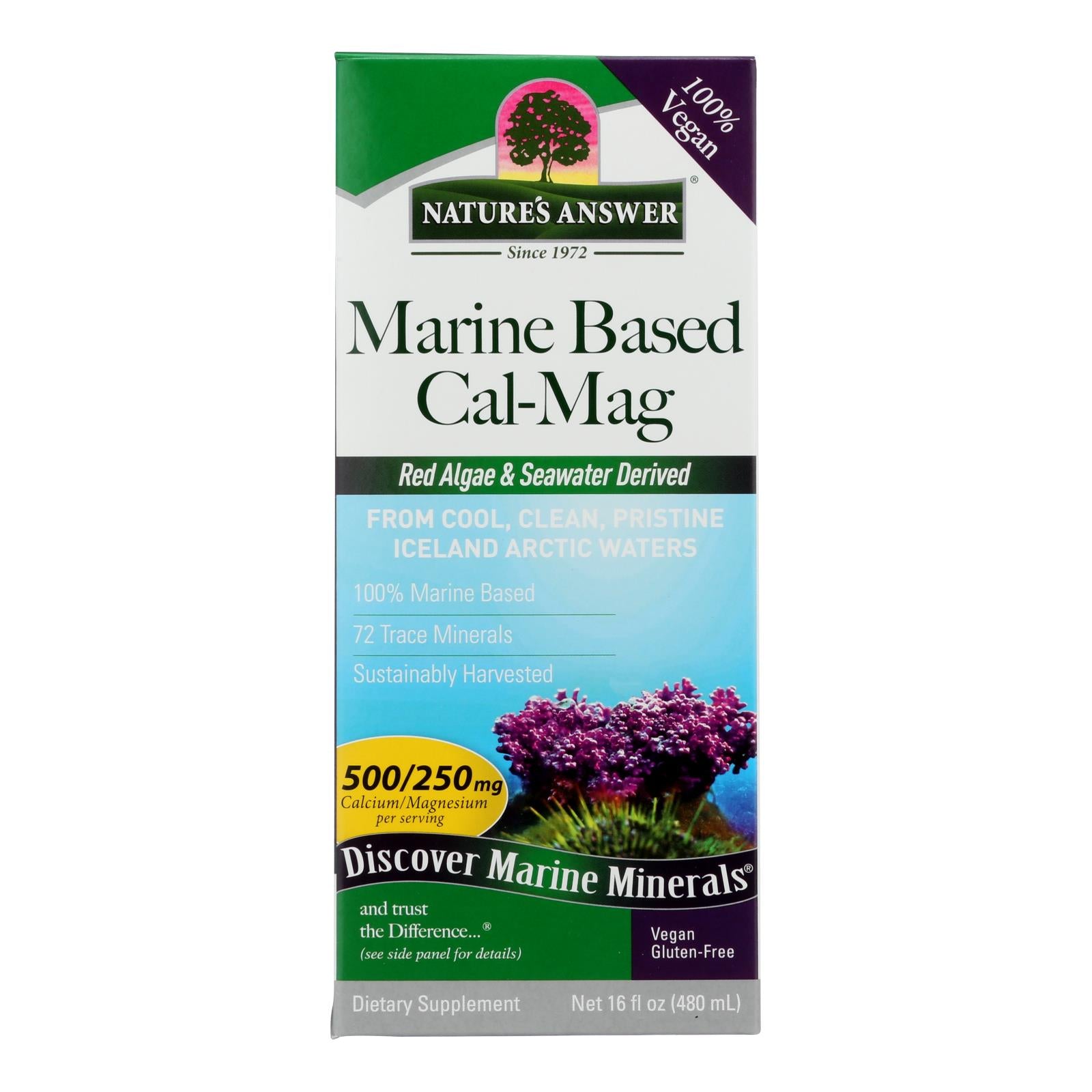 Nature's Answer Plant Based Calcium-magnesium Liquid  - 1 Each - 16 Fz