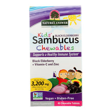 Load image into Gallery viewer, Nature&#39;s Answer - Sambucus Chews Kids - 1 Each-45 Ct