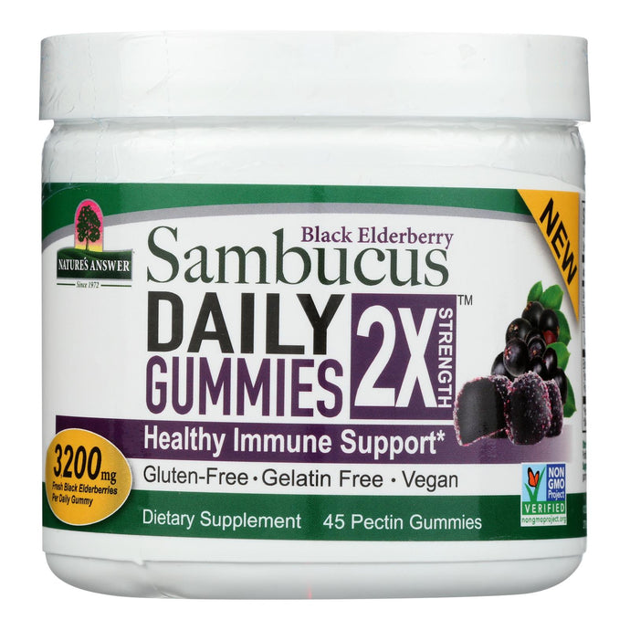 Nature's Answer - Sambucus Daily Gummies 2x - 1 Each-45 Ct