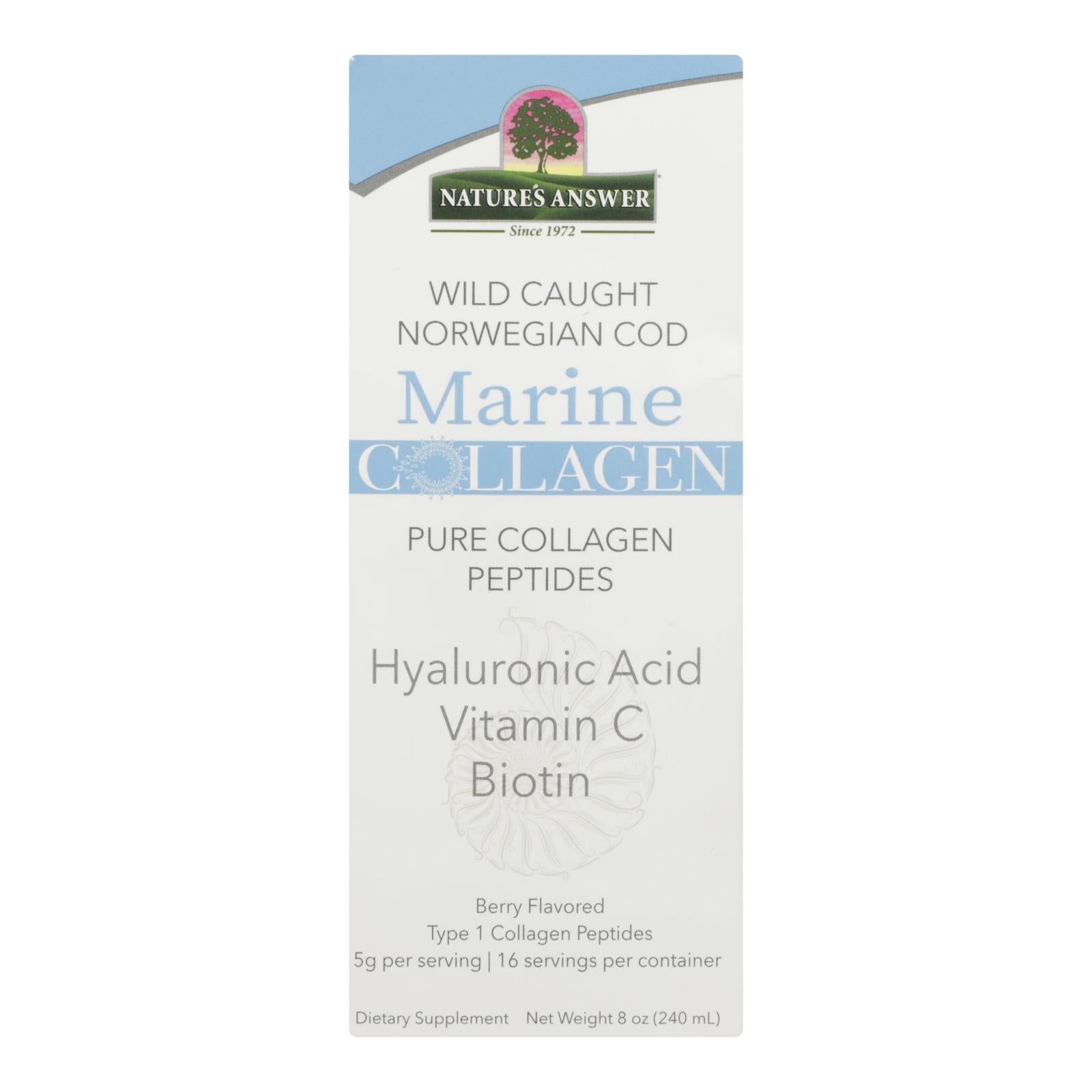 Nature's Answer - Collagen Marine - 1 Each - 8 OZ