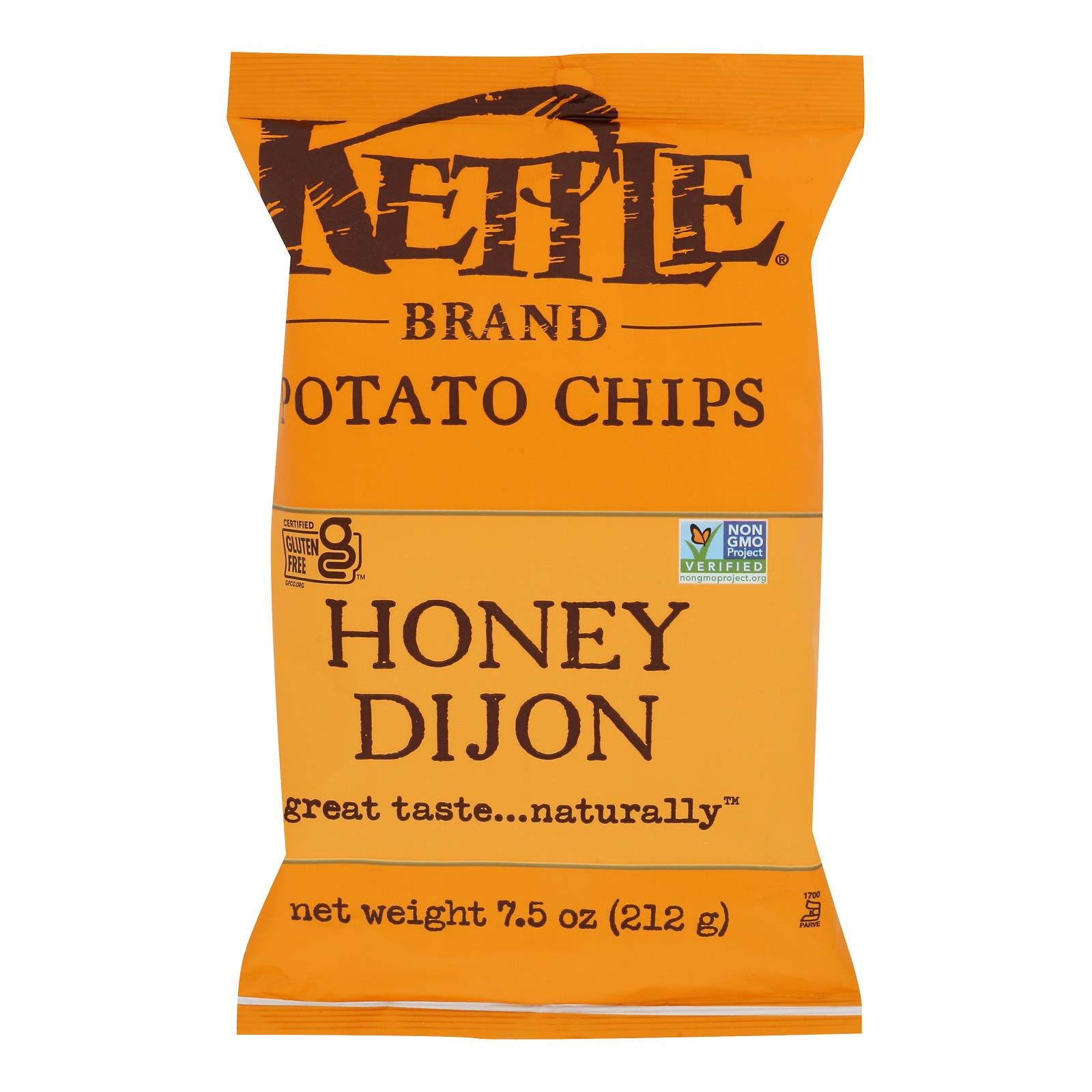 Kettle Brand - Potato Chips Honey Dijon - Case of 12-7.5 OZ