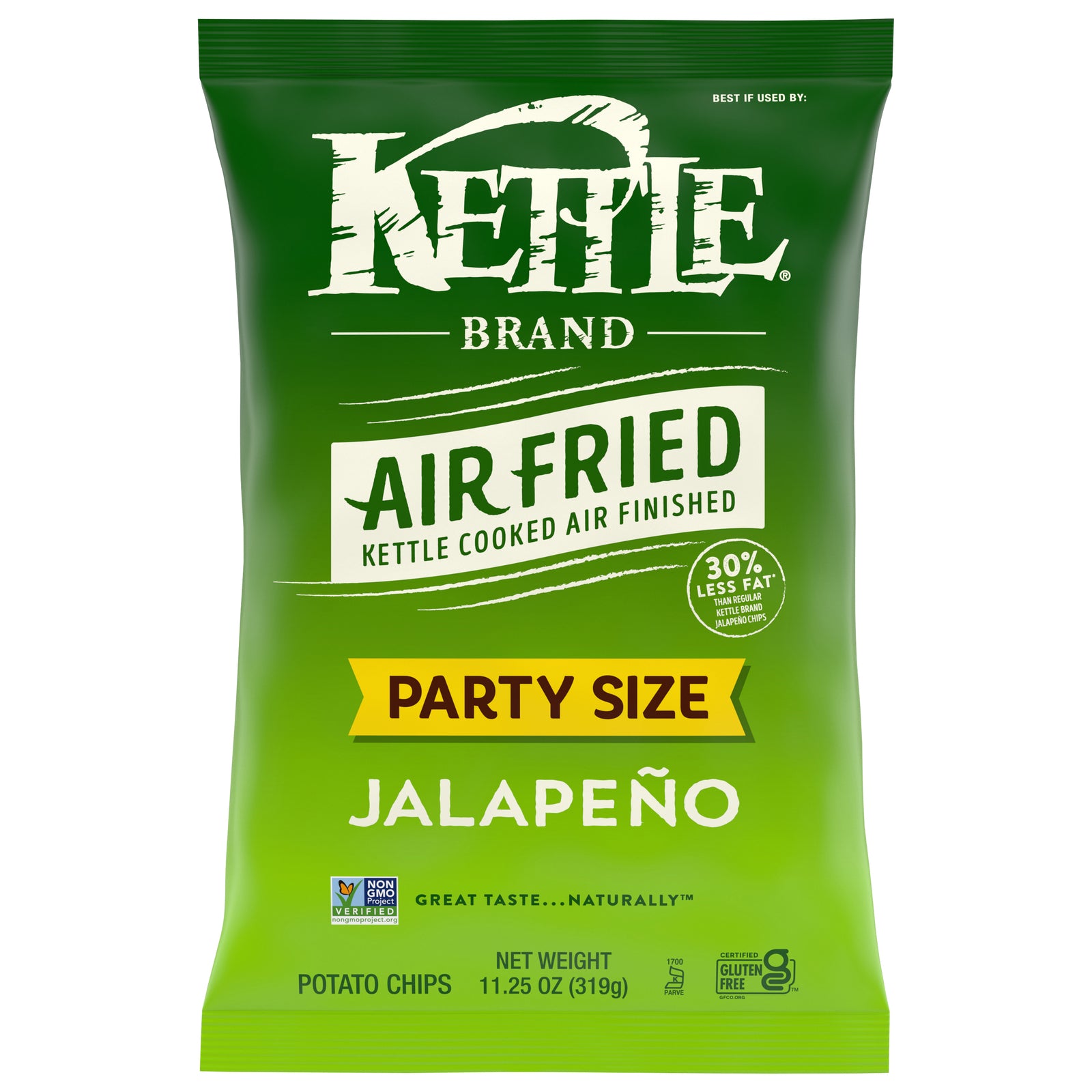 Kettle Brand - Chips Air Fried Jalapeno - CS of 9-11.25 OZ