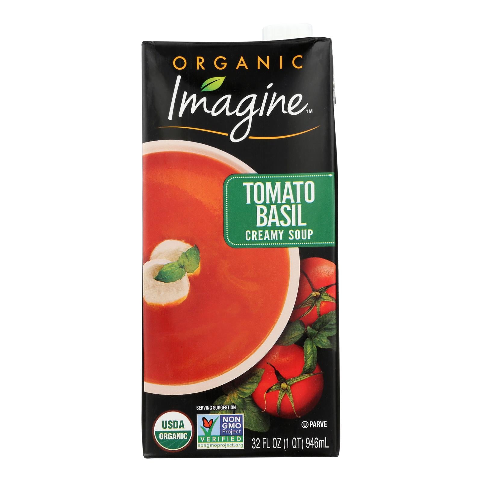 Imagine Foods - Soup Creamy Tom Basil - Case Of 6-32 Fz