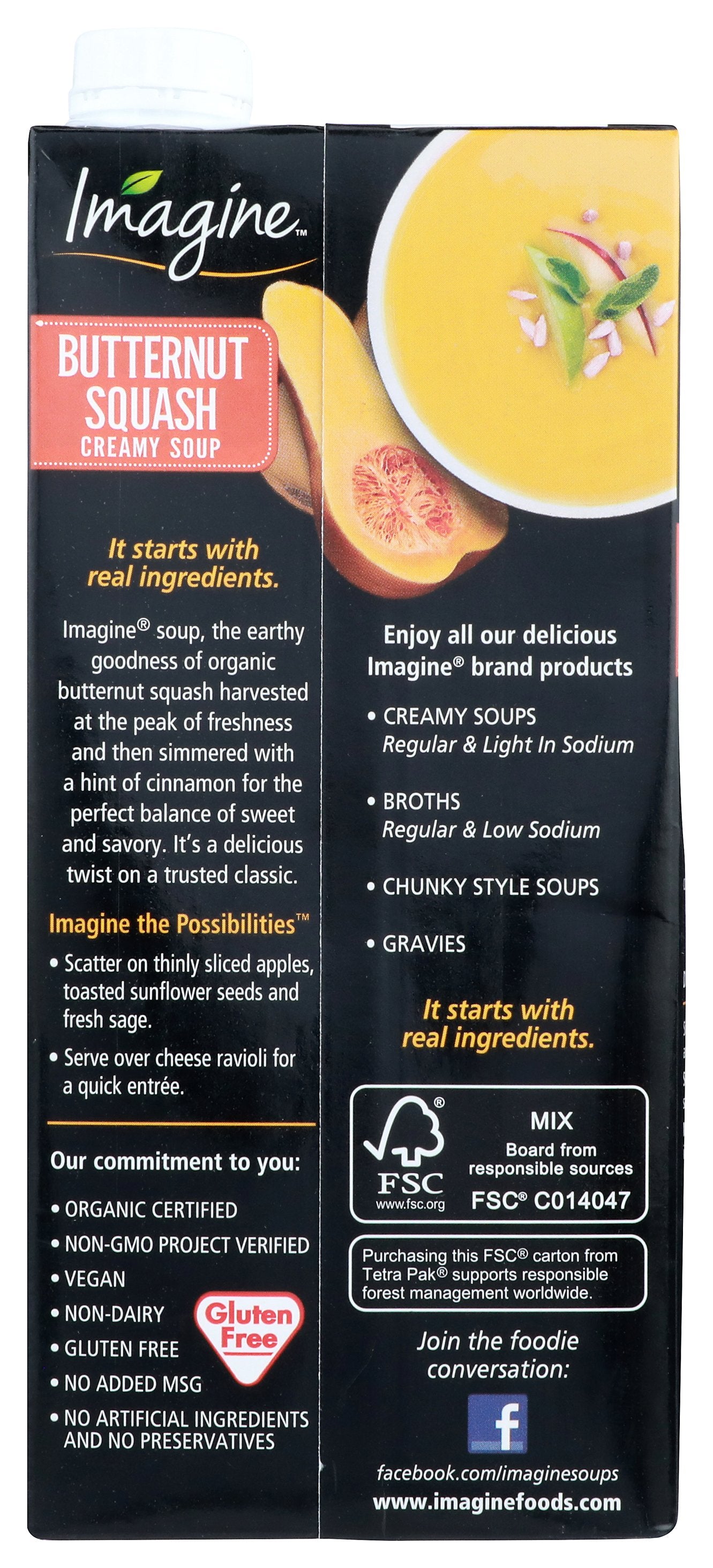 IMAGINE SOUP BUTTERNUT SQUASH ORG