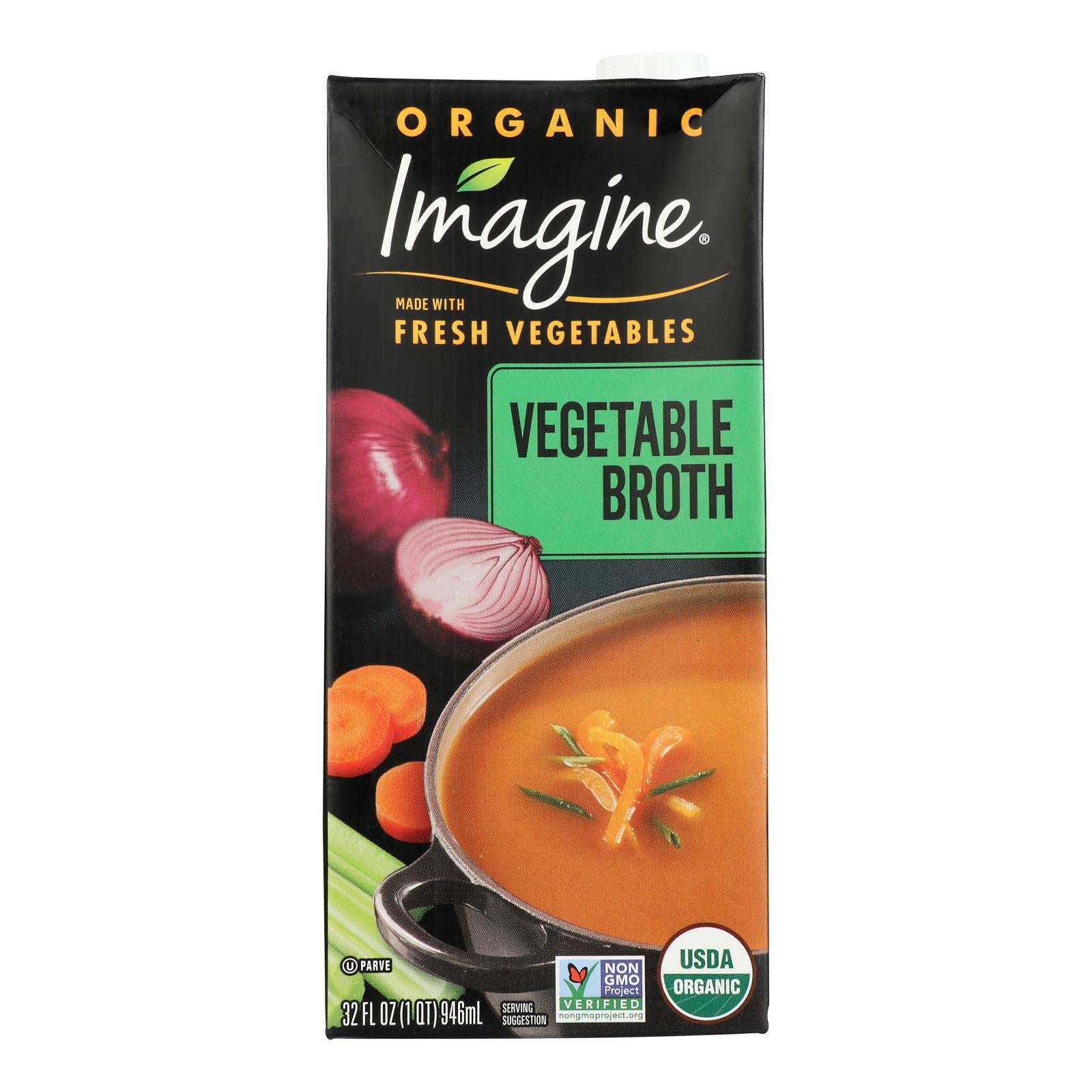 Imagine Foods - Broth Vegetable - Case Of 6-32 Fz