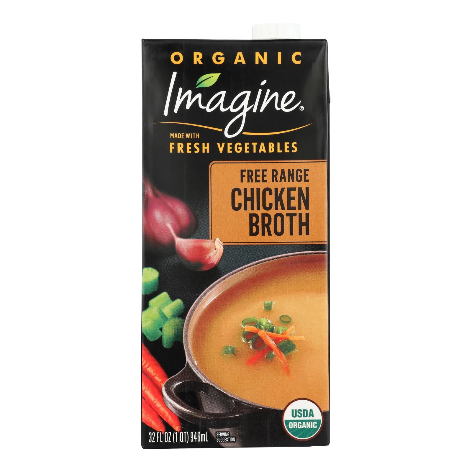 Imagine Foods - Broth Fr Rang Chicken - Case Of 6-32 Fz