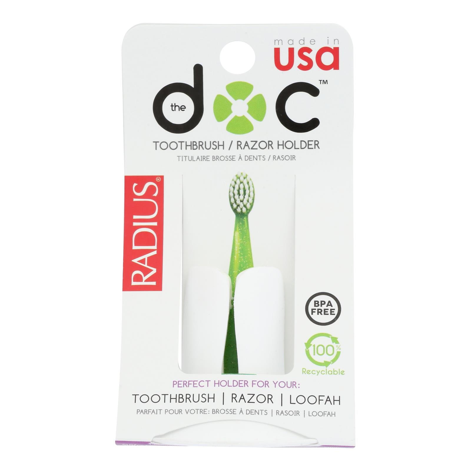 Radius - Doc Tbrsh/razor Suctn Hld - 1 Each-ct