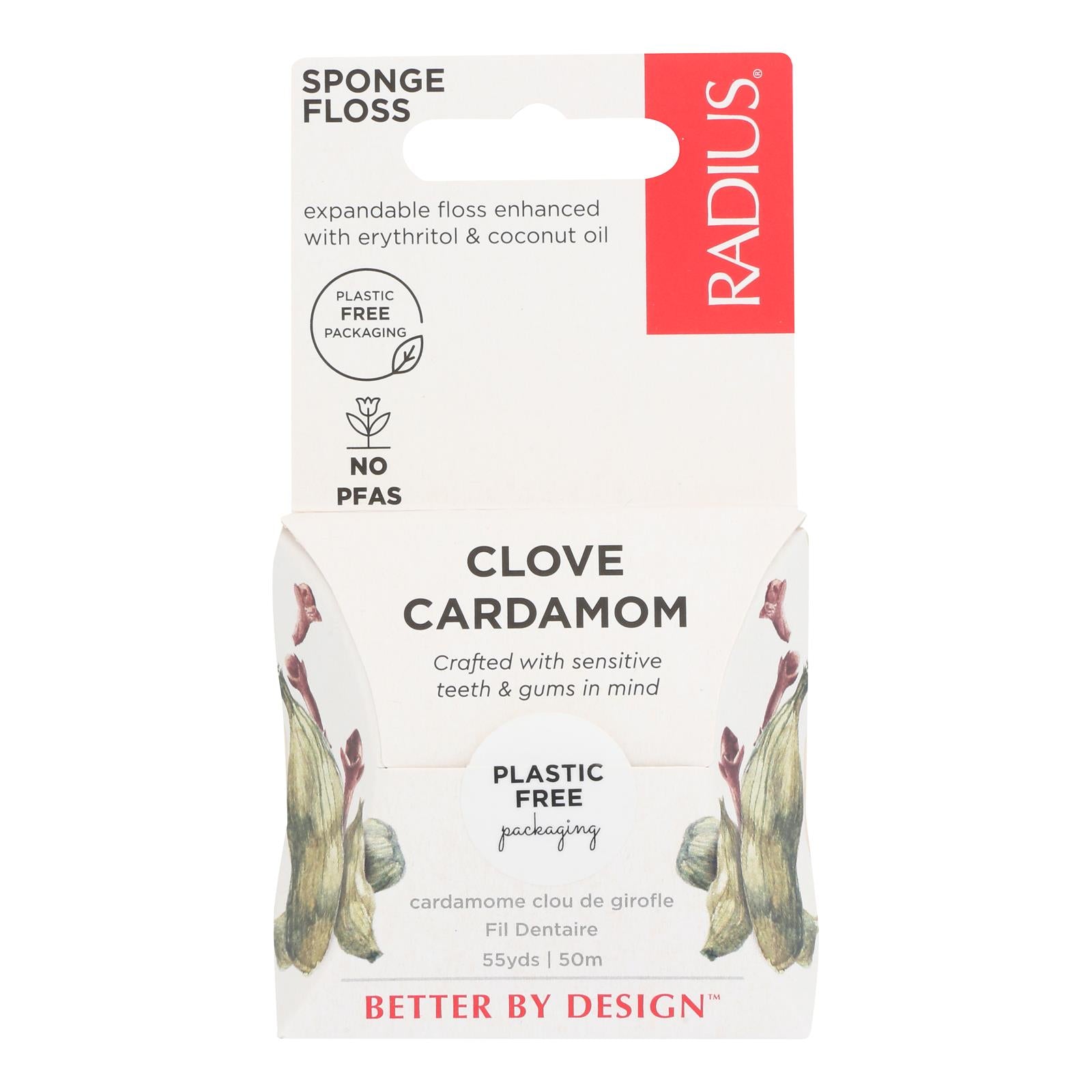 Radius - Floss Clove Caramom - Case Of 6 - 55 Yd
