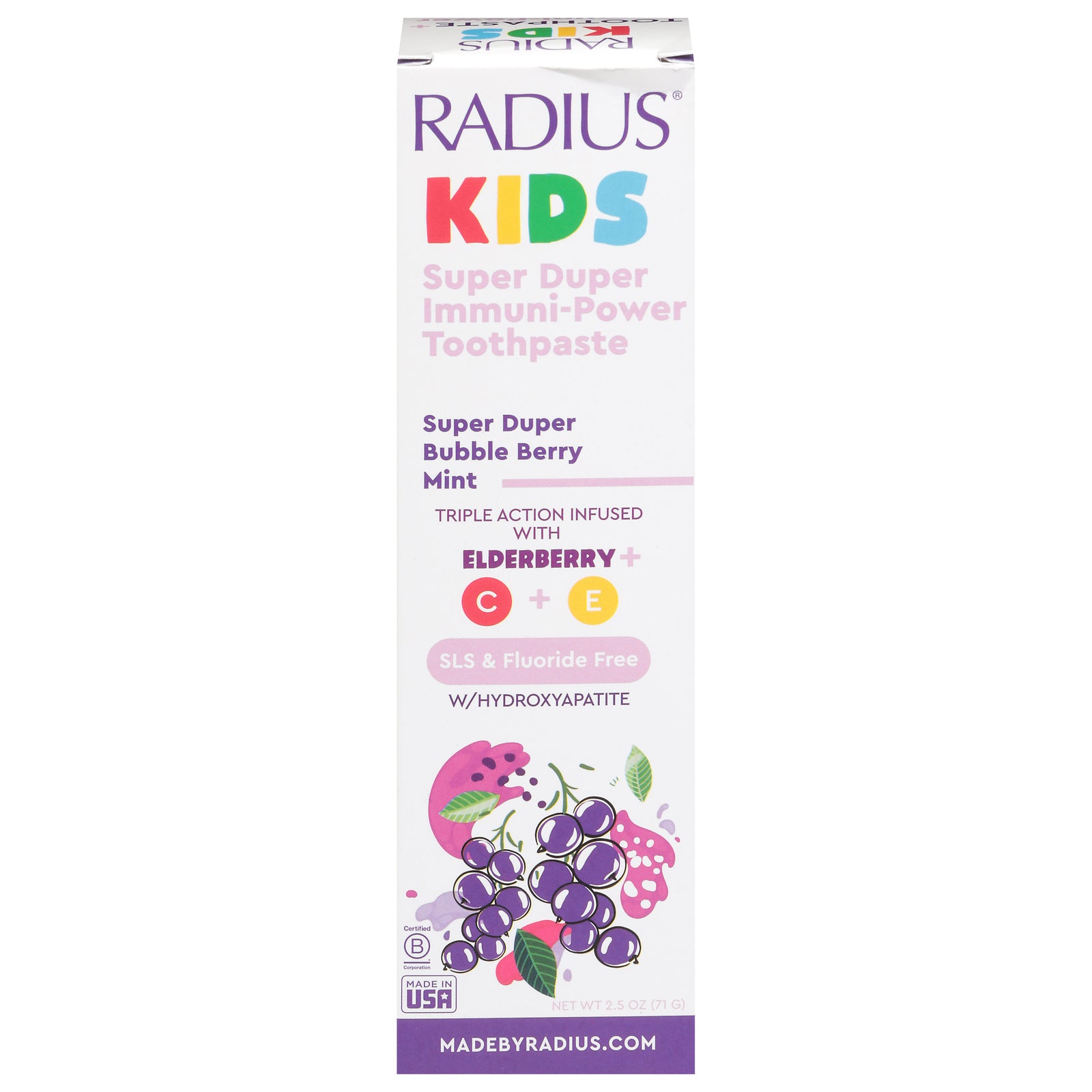 Radius - Tthpst Immu Kid Elbrymint - EA of 1-2.5 OZ