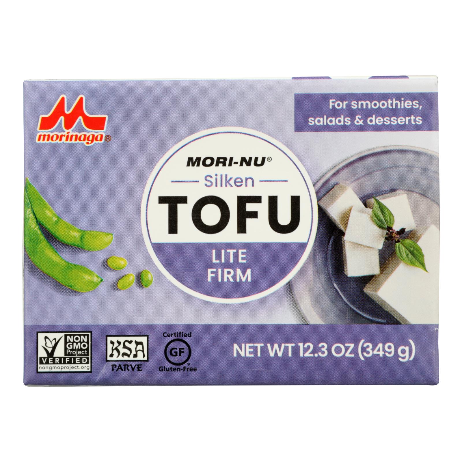 Mori-nu Silken Tofu - Lite Firm - Case Of 12 - 12.3 Oz.