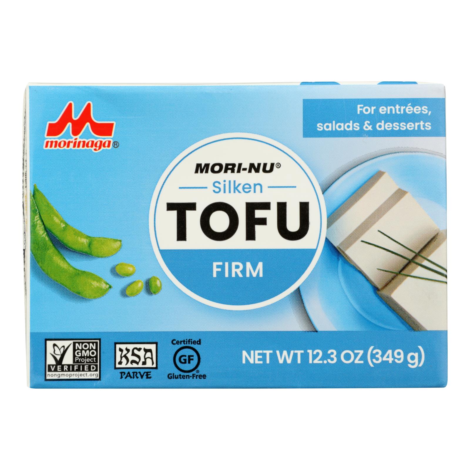 Mori-nu Silken Tofu - Firm - Case Of 12 - 12.3 Oz.