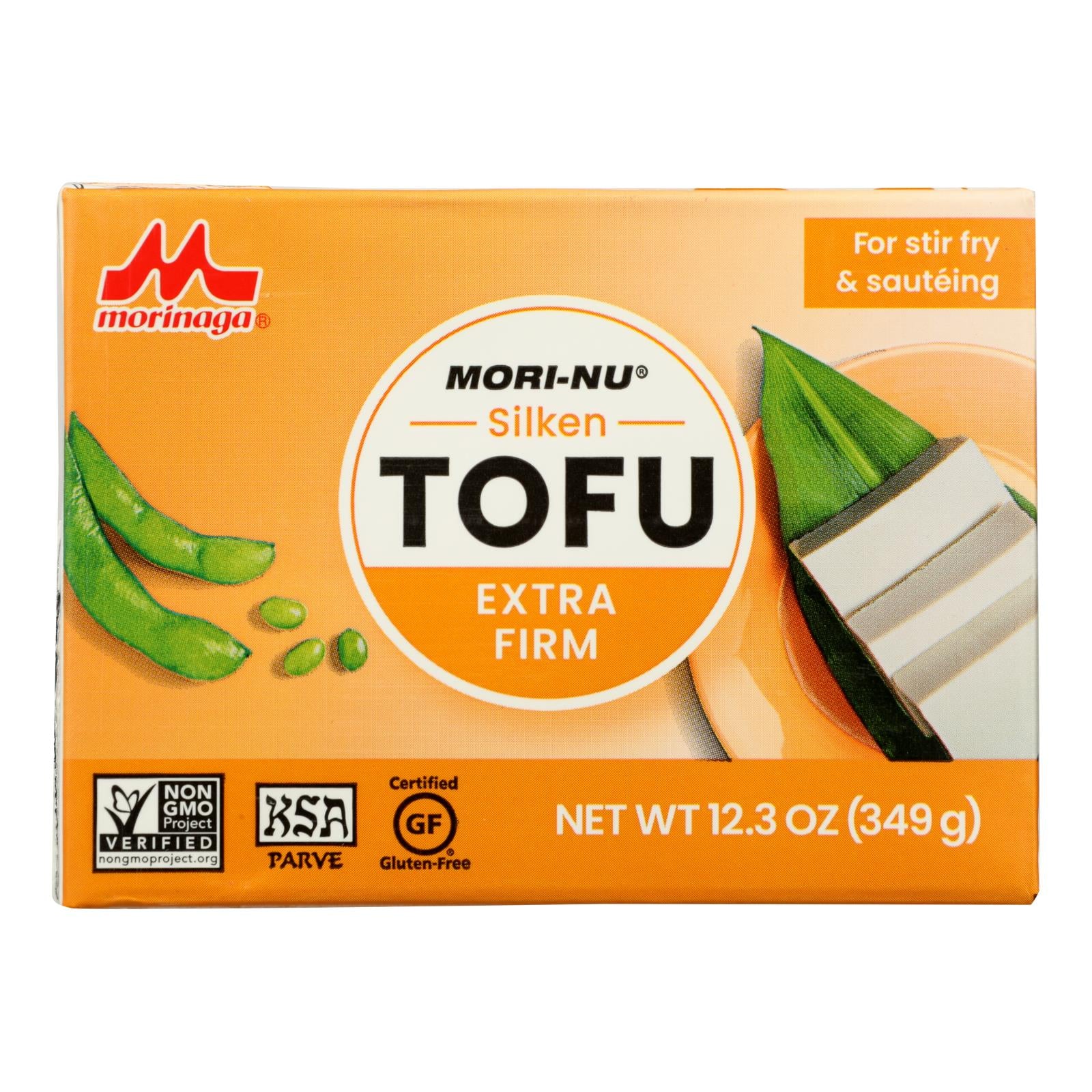 Mori-nu Silken Tofu - Extra Firm - Case Of 12 - 12.3 Oz.