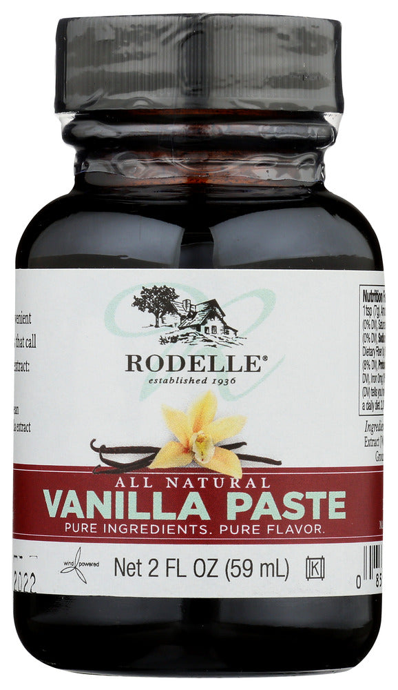 Rodelle Vanilla Paste - Case of 6 - 2 oz.