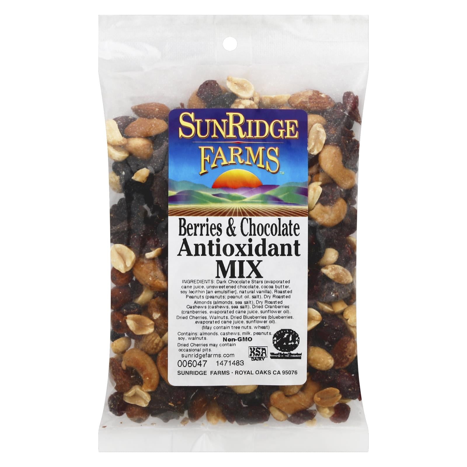 Sunridge Farms Berries 'n Chocolate Antioxidant Mix - Case Of 16 - Lb