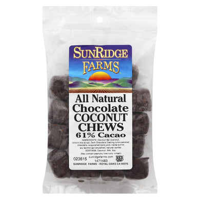 Sunridge Farms Dark Chocolate Coconut Chews - Single Bulk Item - 10lb