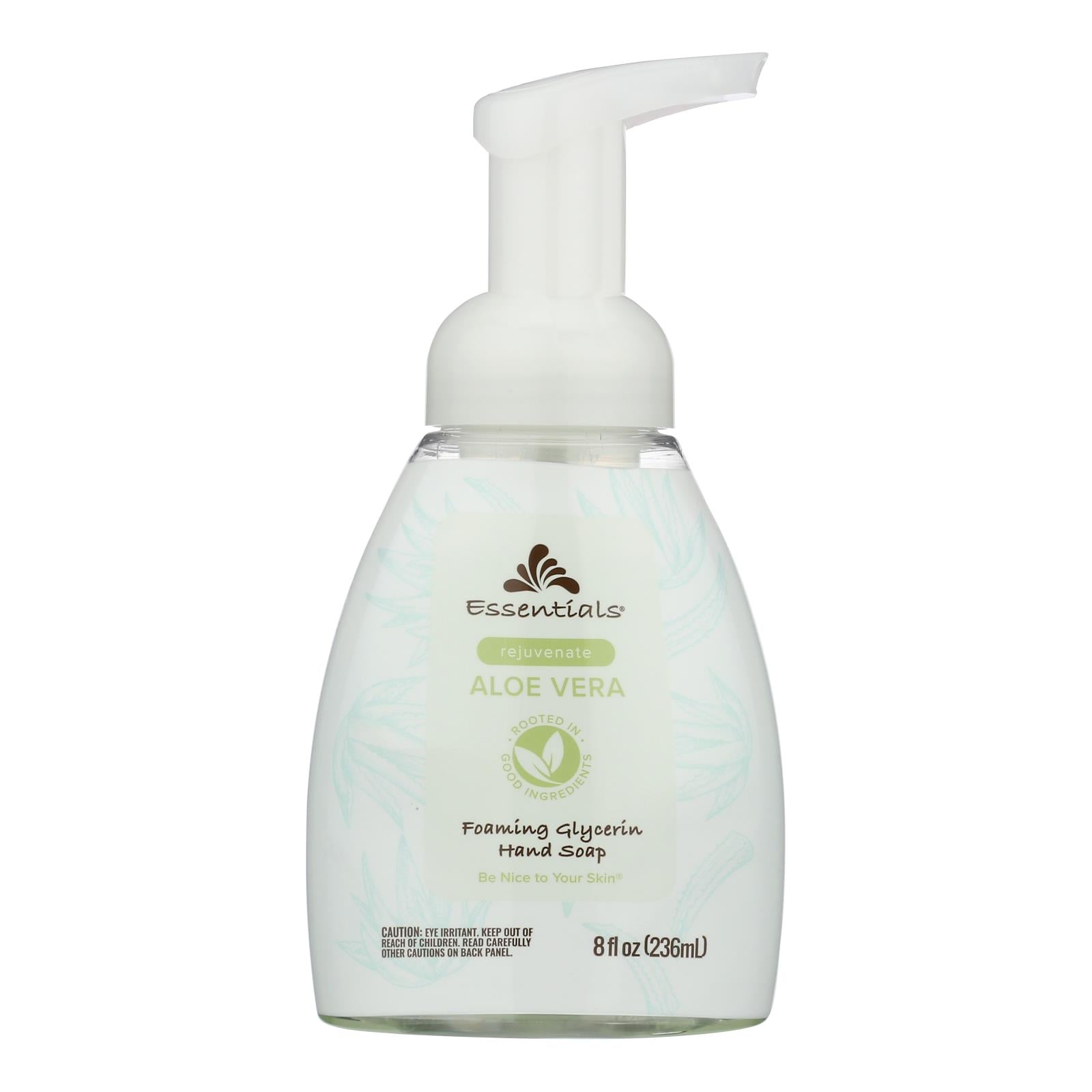 Essentials - Hand Soap Foam with Glycolic Acid and Aloe Vera - 1 Each-8 Fluid Ounces