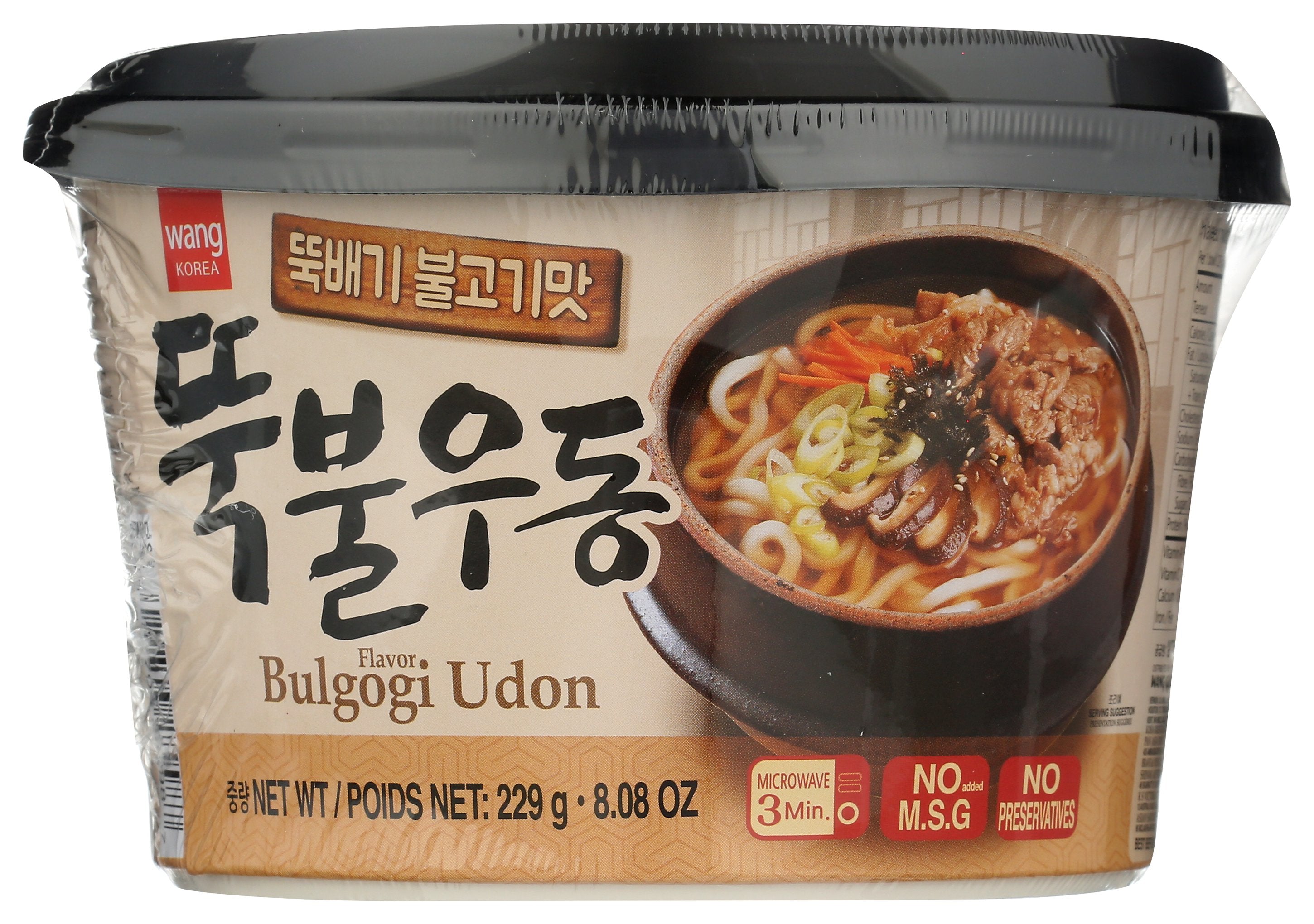 WANG NOODLE UDON BULGOGI - Case of 6