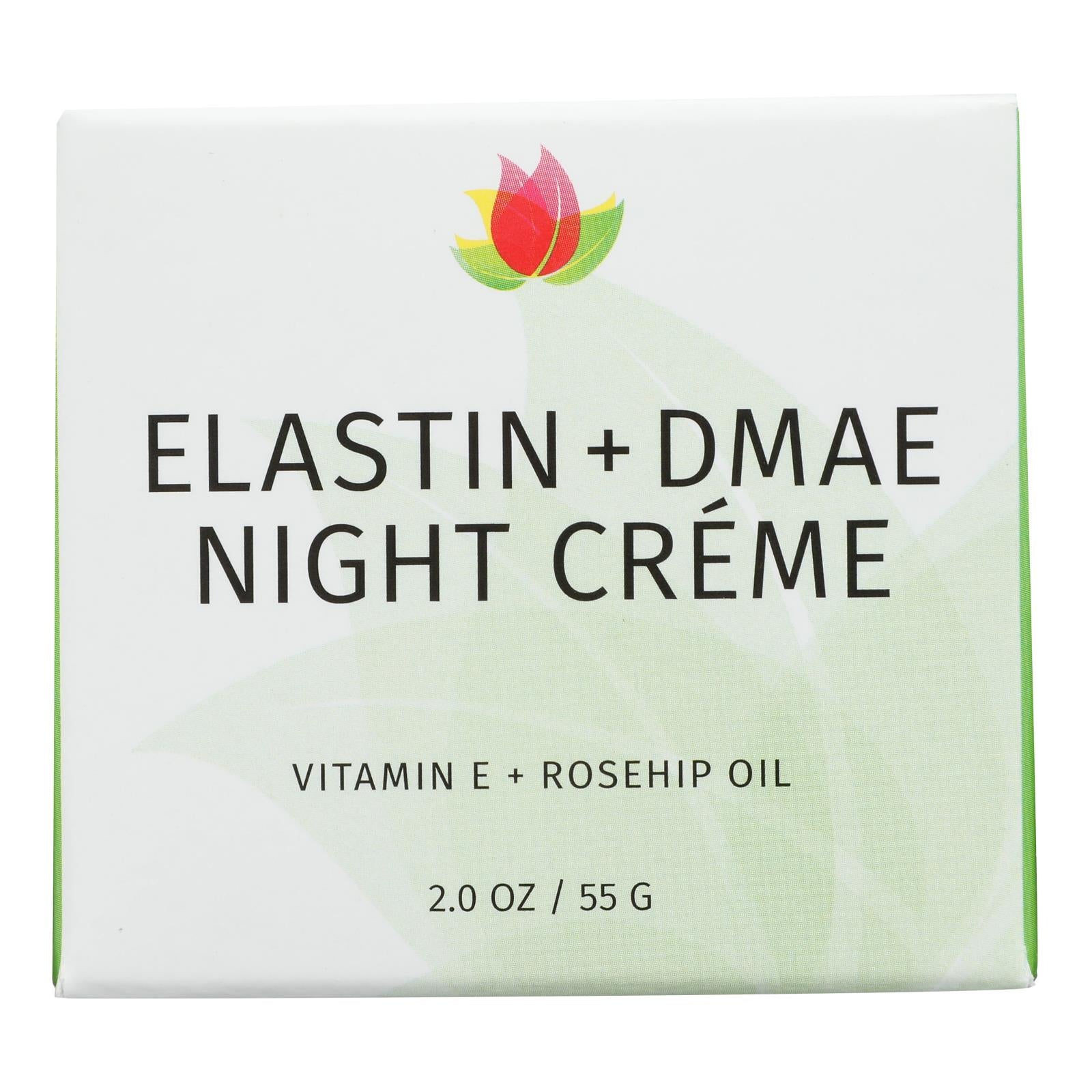 Reviva Labs - Elastin and DMAE Night Cream - 1.5 oz