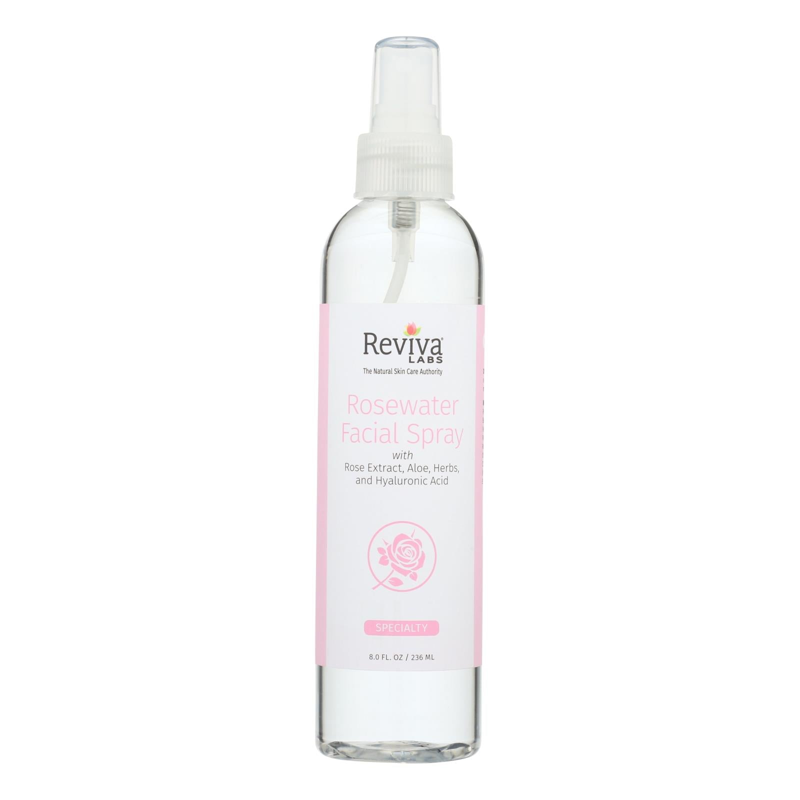 Reviva Labs - Facial Spray Rosewater - 8 Fl Oz