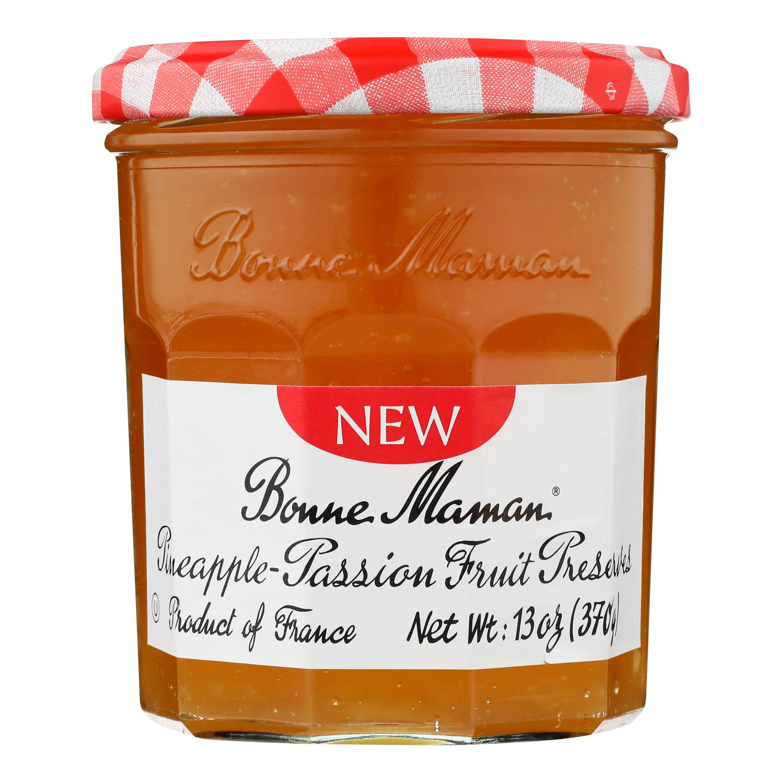 Bonne Maman - Preserves Pineap Pasn - Case of 6-13 OZ