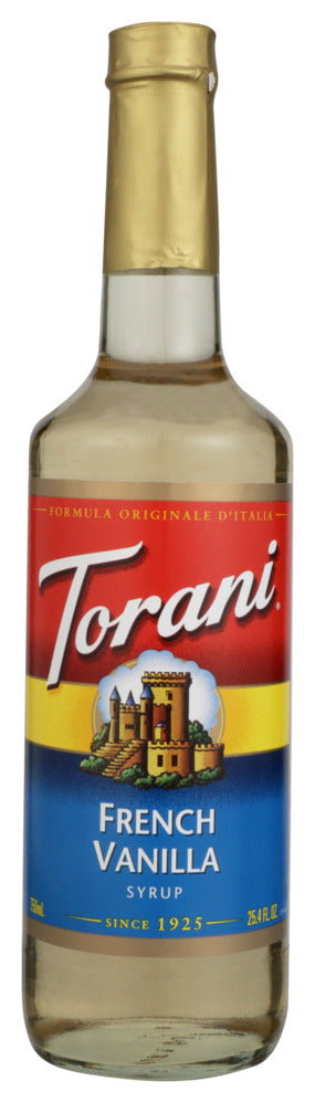 Torani Syrup French Vanilla - Case of 6 - 25.4 fo