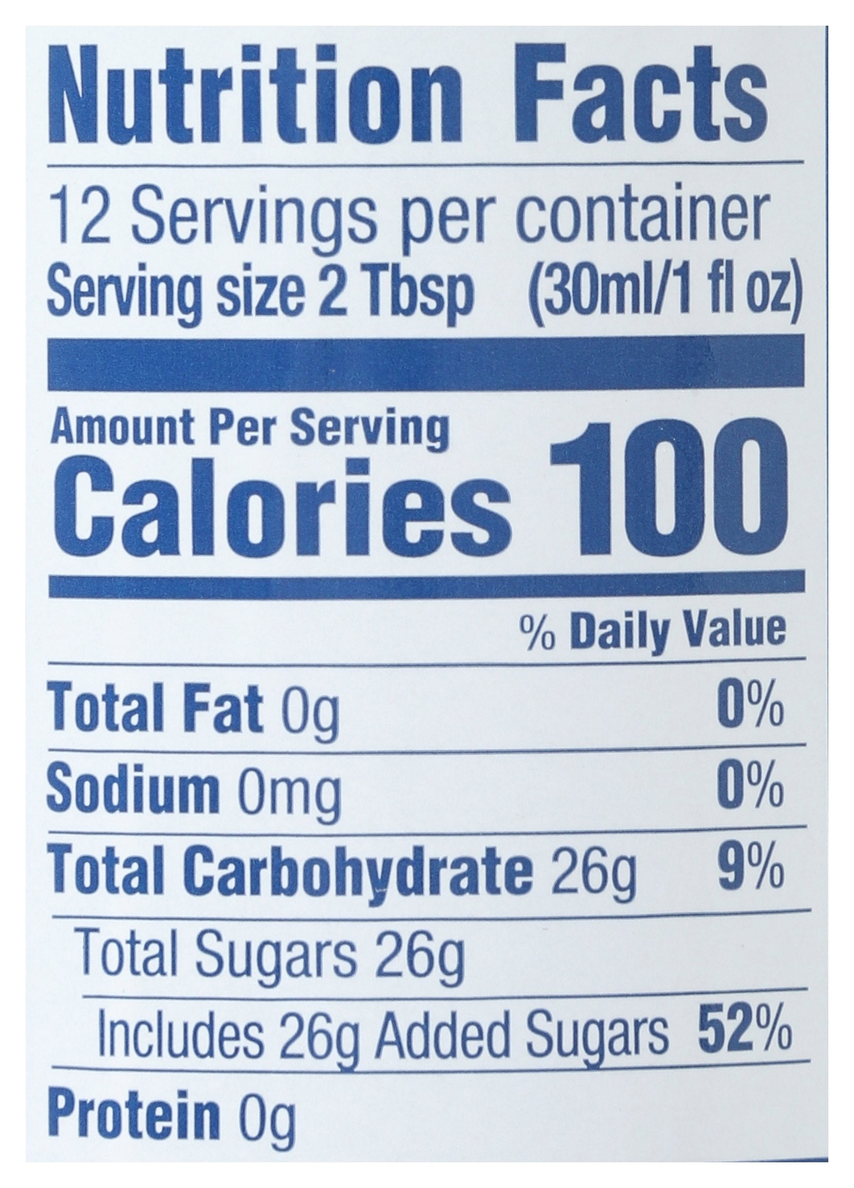 TORANI SYRUP CANE SUGAR - Case of 4
