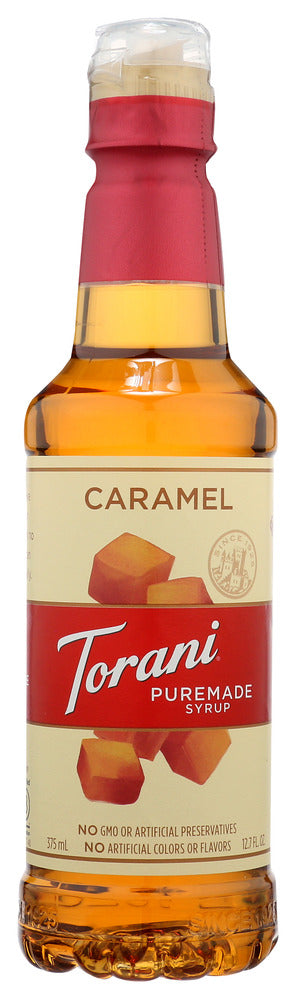 Torani Caramel Puremade Syrup - Case of 4 - 12.7 oz