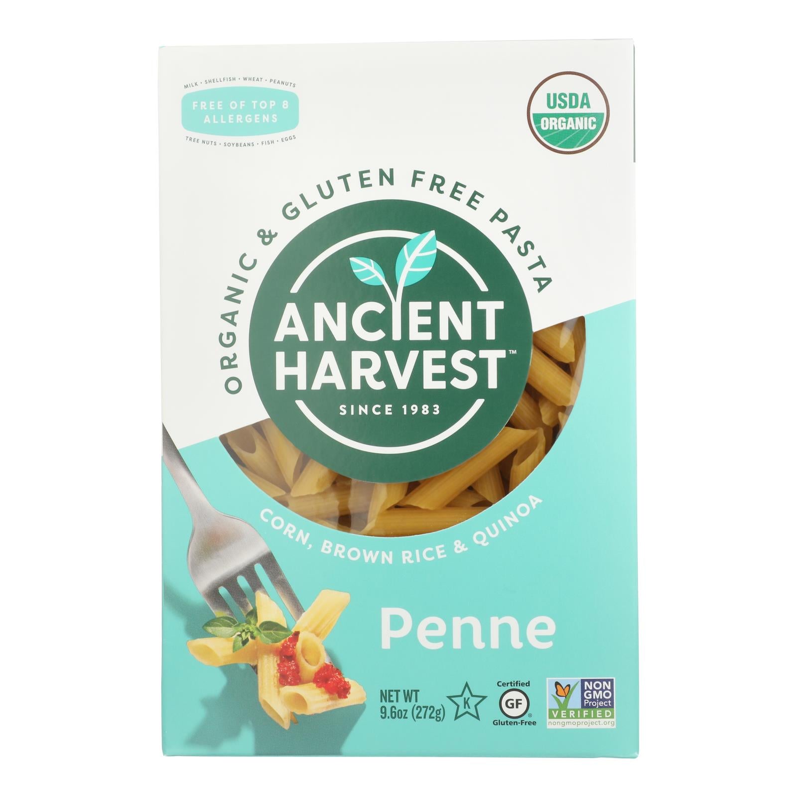 Ancient Harvest Supergrain Pasta - Penne - Case Of 12 - 9.6 Oz.