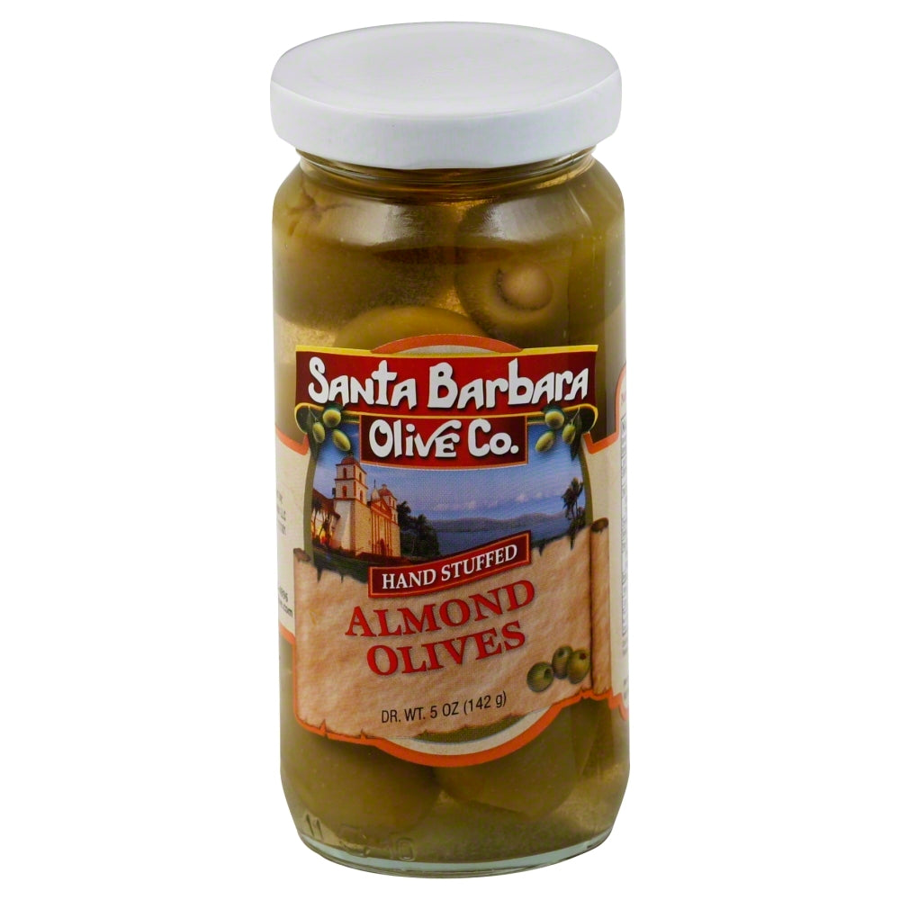 Santa Barbara Almond Olives - Case of 6 - 5 oz.