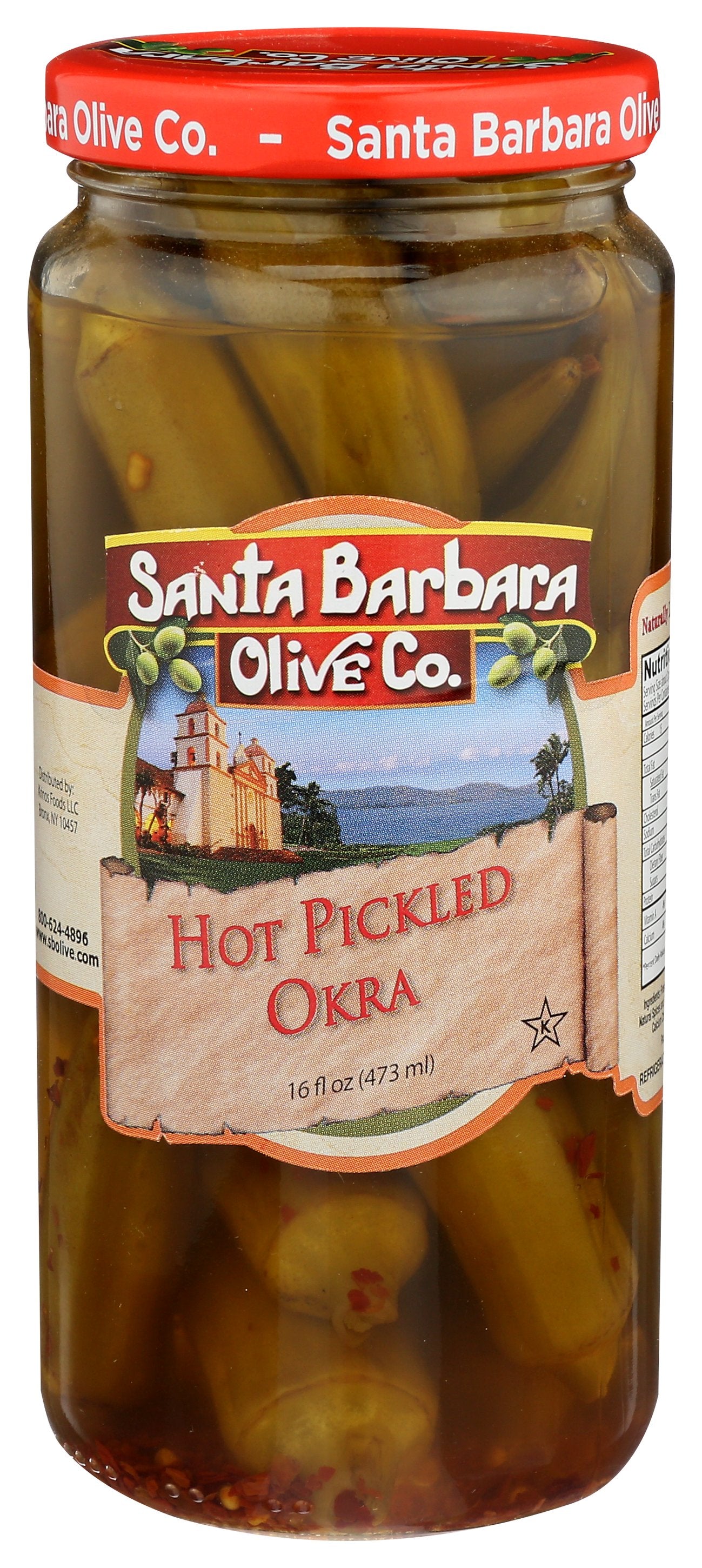 SANTA BARBARA OKRA PICKLED HOT - Case of 6