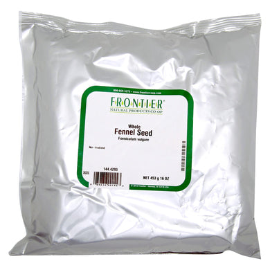 Frontier Herb Fennel Seed Whole - Single Bulk Item - 1lb