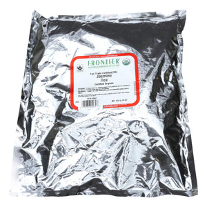 Frontier Herb Tea Organic Fair Trade Certified Green Jasmine - Single Bulk Item - 1lb